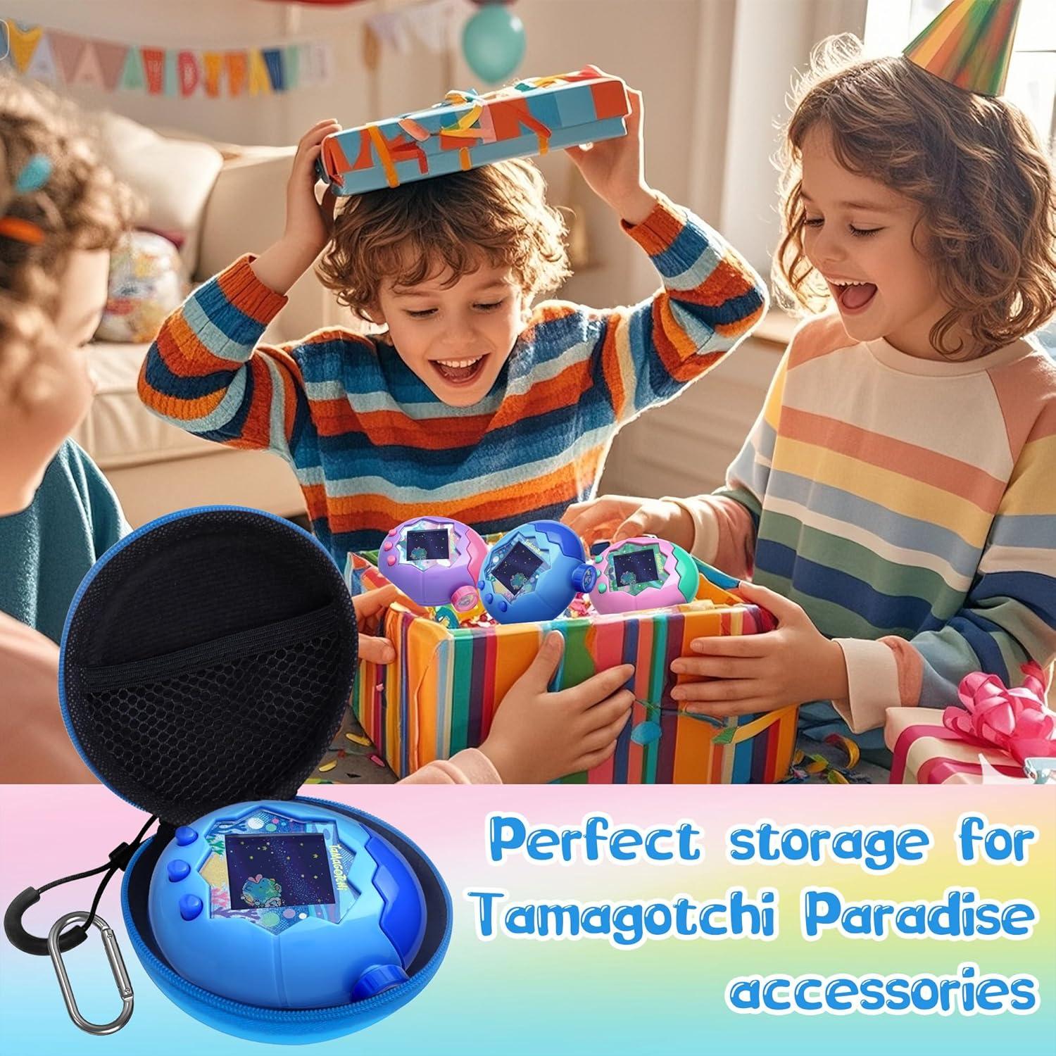 Funda Dura EVA FIOPAZ para Tamagotchi Paradise y NANO-MALS Azul