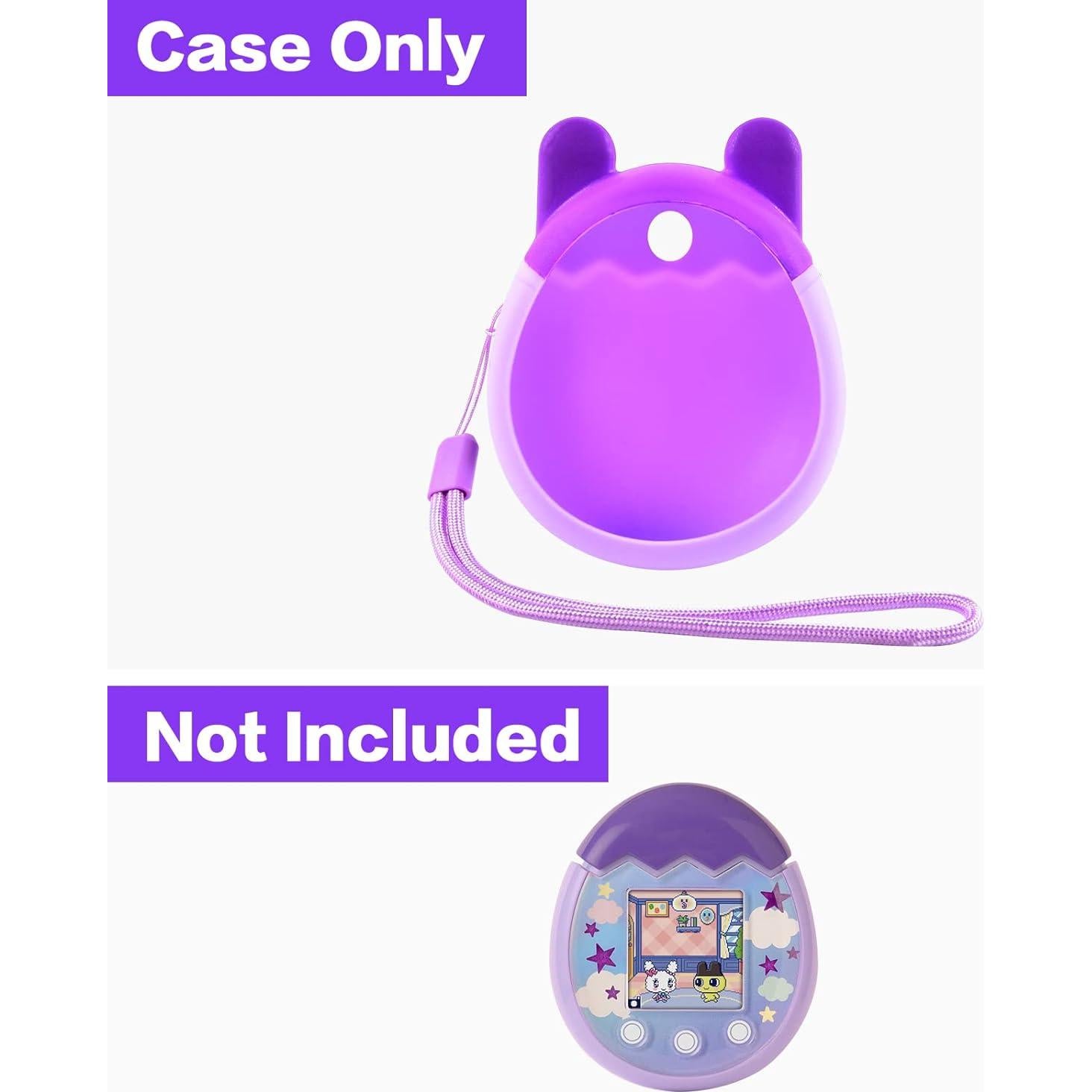 Funda de Silicona ANKHOH para Tamagotchi Pix Púrpura