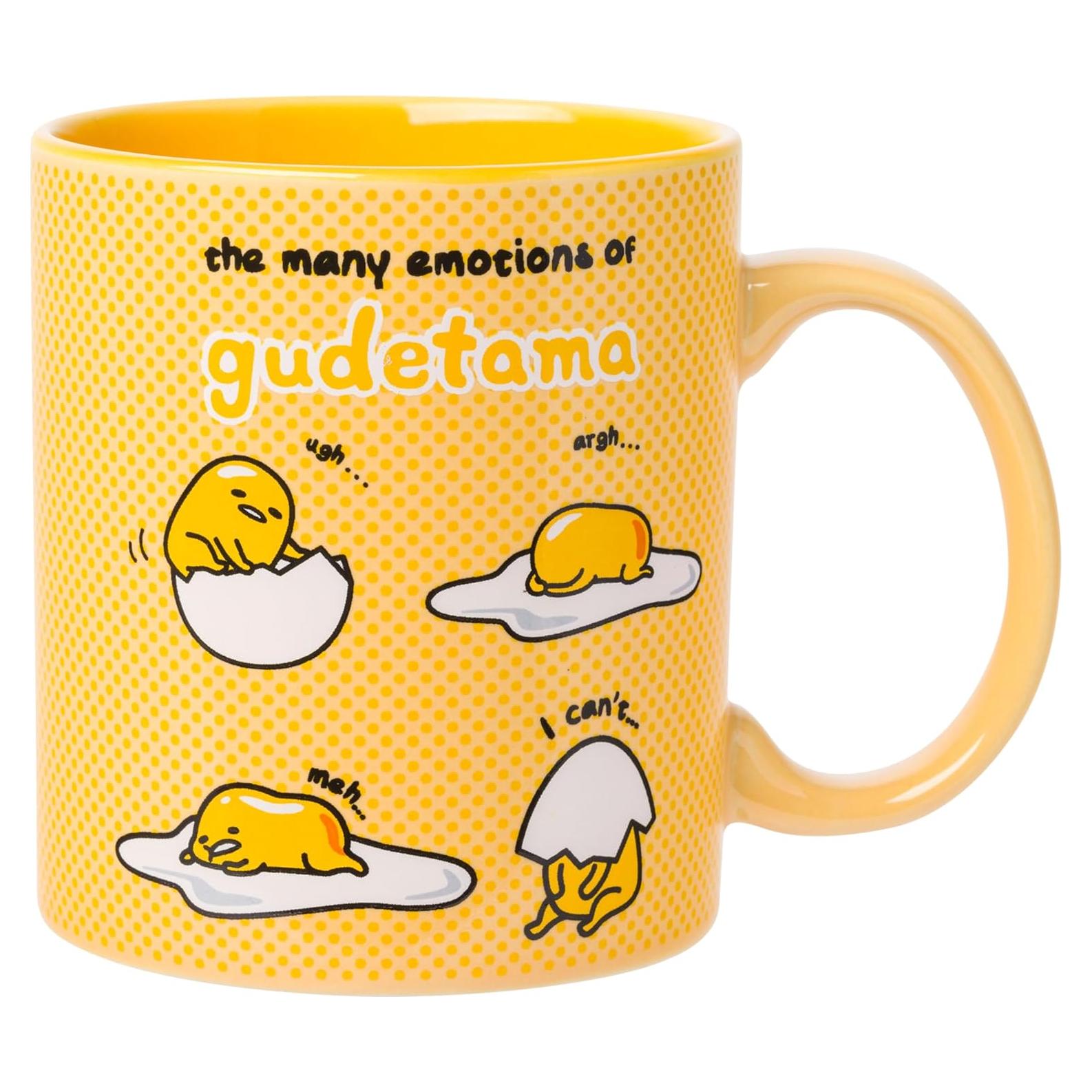 Taza Cerámica Sanrio Gudetama 20oz Libre BPA Silver Buffalo