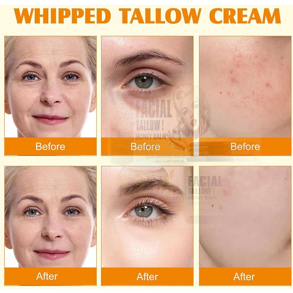 Crema Hidratante Natural de Sebo de Res y Miel 240g