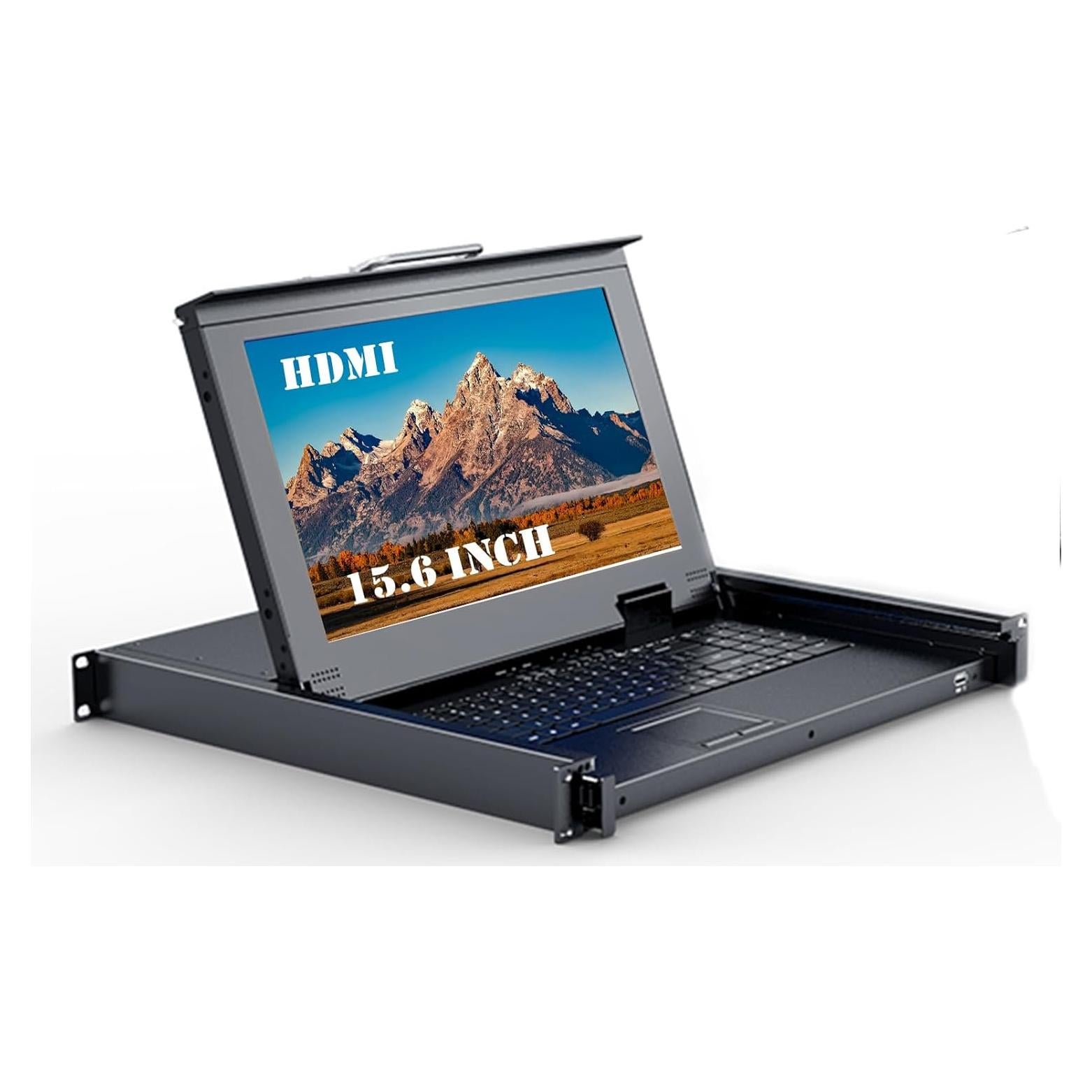 Interruptor KVM HDMI 8 Puertos MT-VIKI con Monitor LCD 15.6"