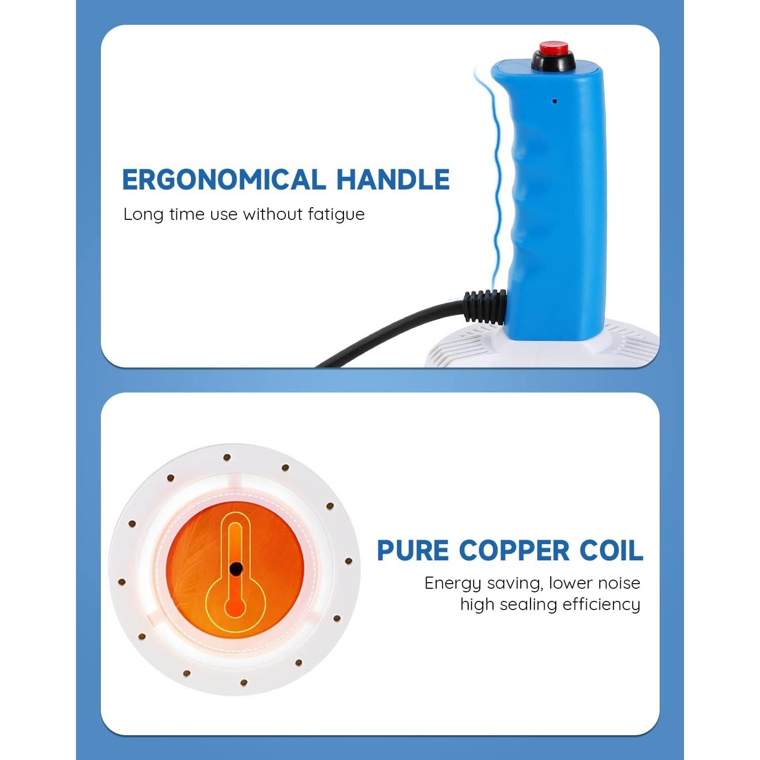 Sellador por Inducción NEWTRY 20-100mm 800W 220V Manual