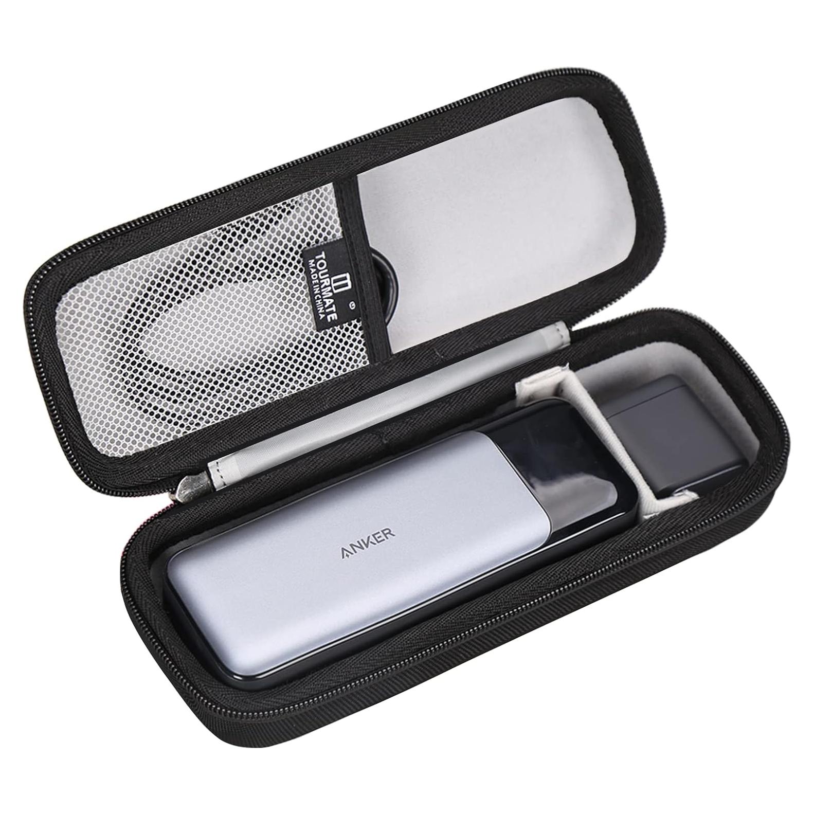 Funda Dura de Almacenamiento Tourmate para Anker 737 y 715 Negra