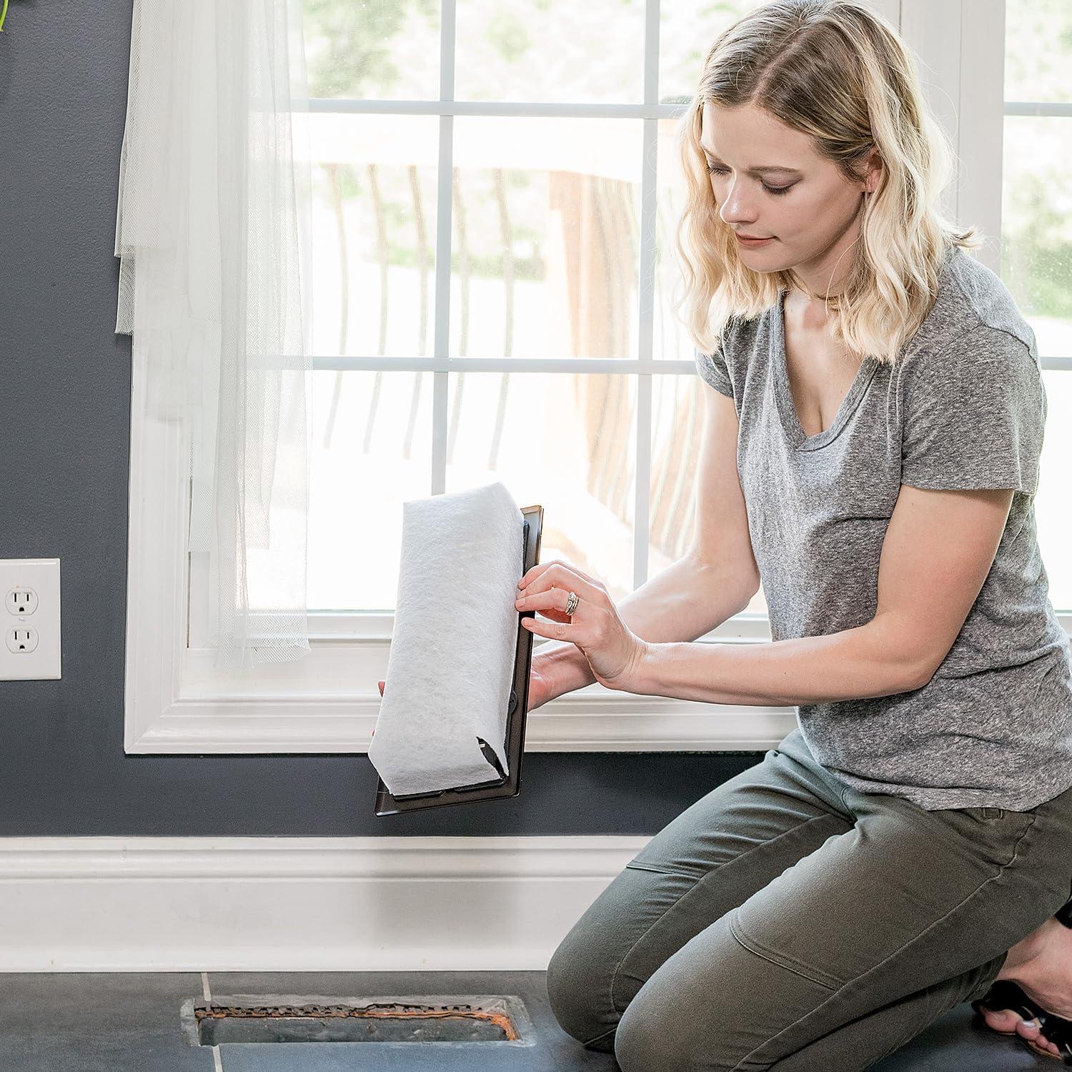 Filtros de Aire Vent Assist 10x25.4cm MERV 8 - Paquete de 12