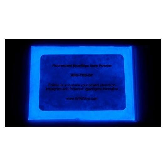 Polvo Brillante Azul Fluorescente Art 'N Glow 1 kg - Manualidades DIY