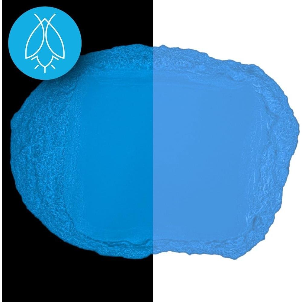 Polvo Brillante Azul Fluorescente Art 'N Glow 1 kg - Manualidades DIY