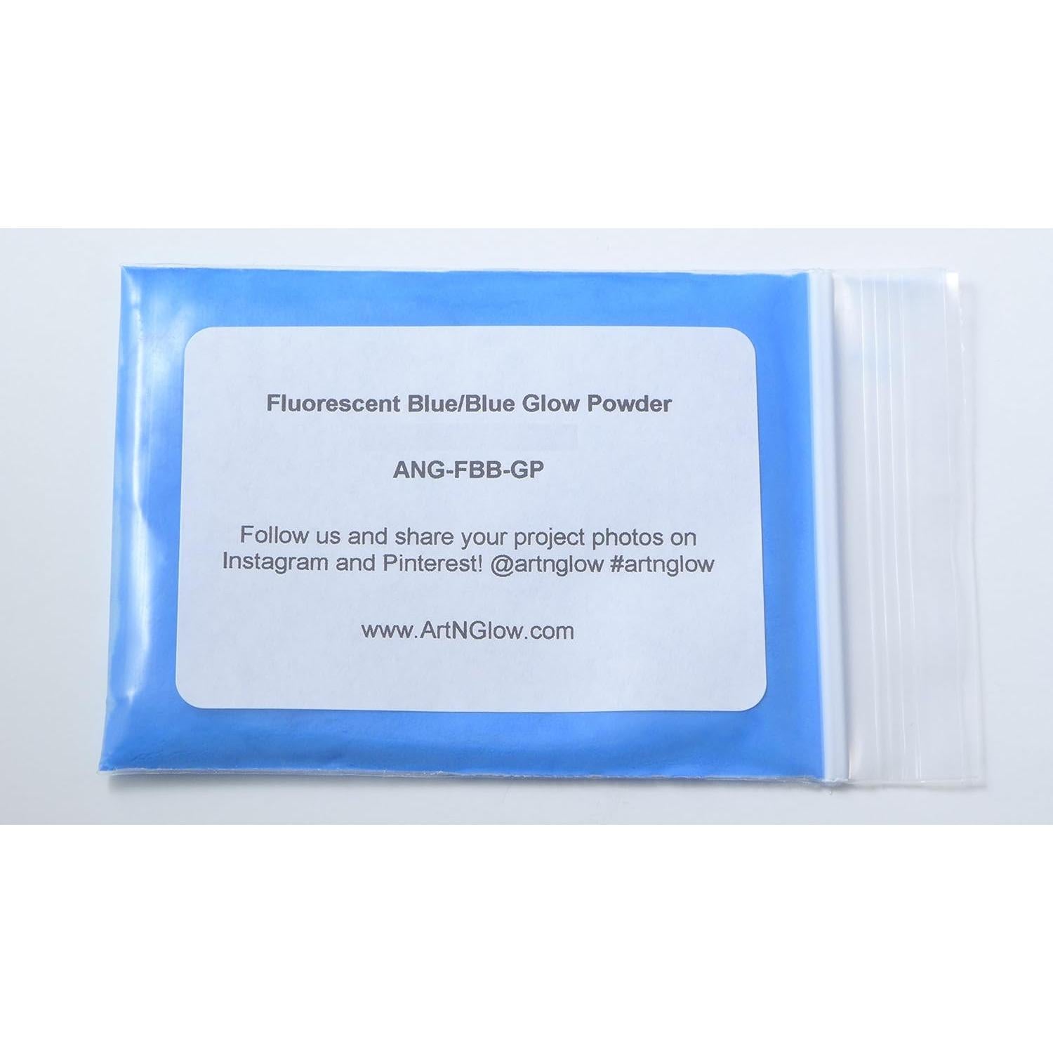 Polvo Brillante Azul Fluorescente Art 'N Glow 1 kg - Manualidades DIY