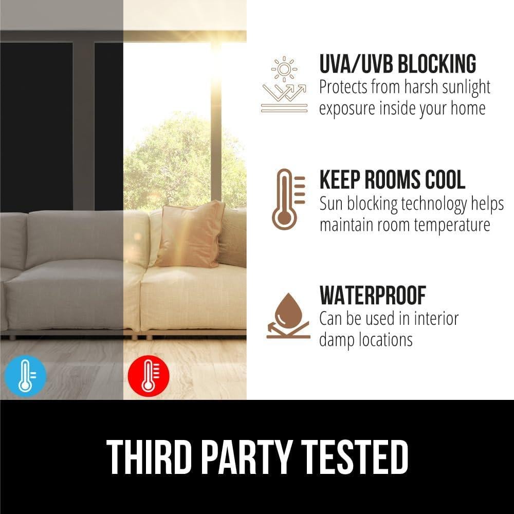 Película de Privacidad GORILLA GRIP 30x200 cm Negra