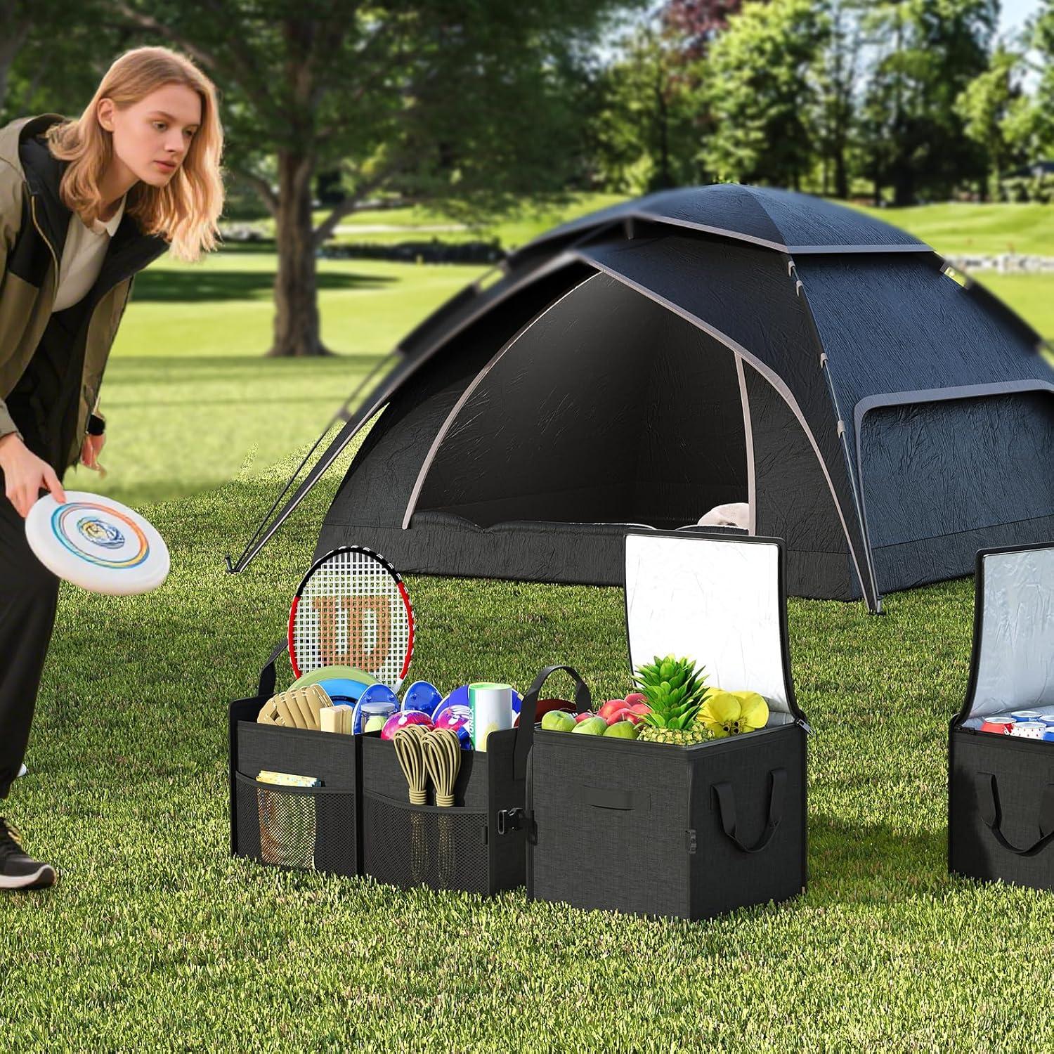 Organizador de Maletero X-cosrack con 2 Bolsas Térmicas