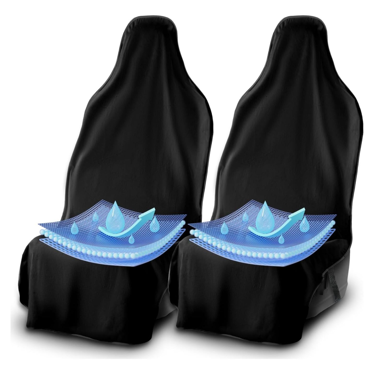 Cubierta de Asiento de Coche Impermeable Waterproof SeatShield 2-Pack