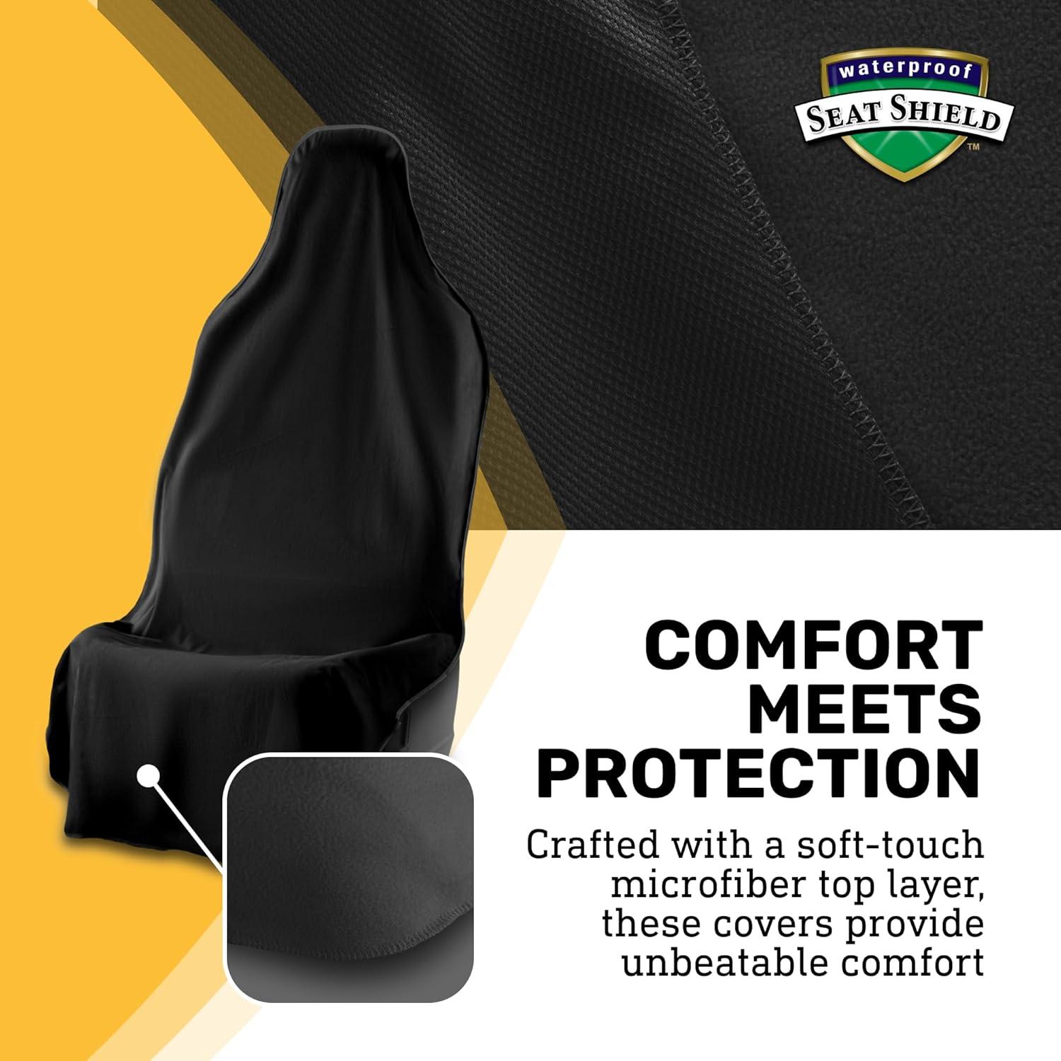 Cubierta de Asiento de Coche Impermeable Waterproof SeatShield 2-Pack