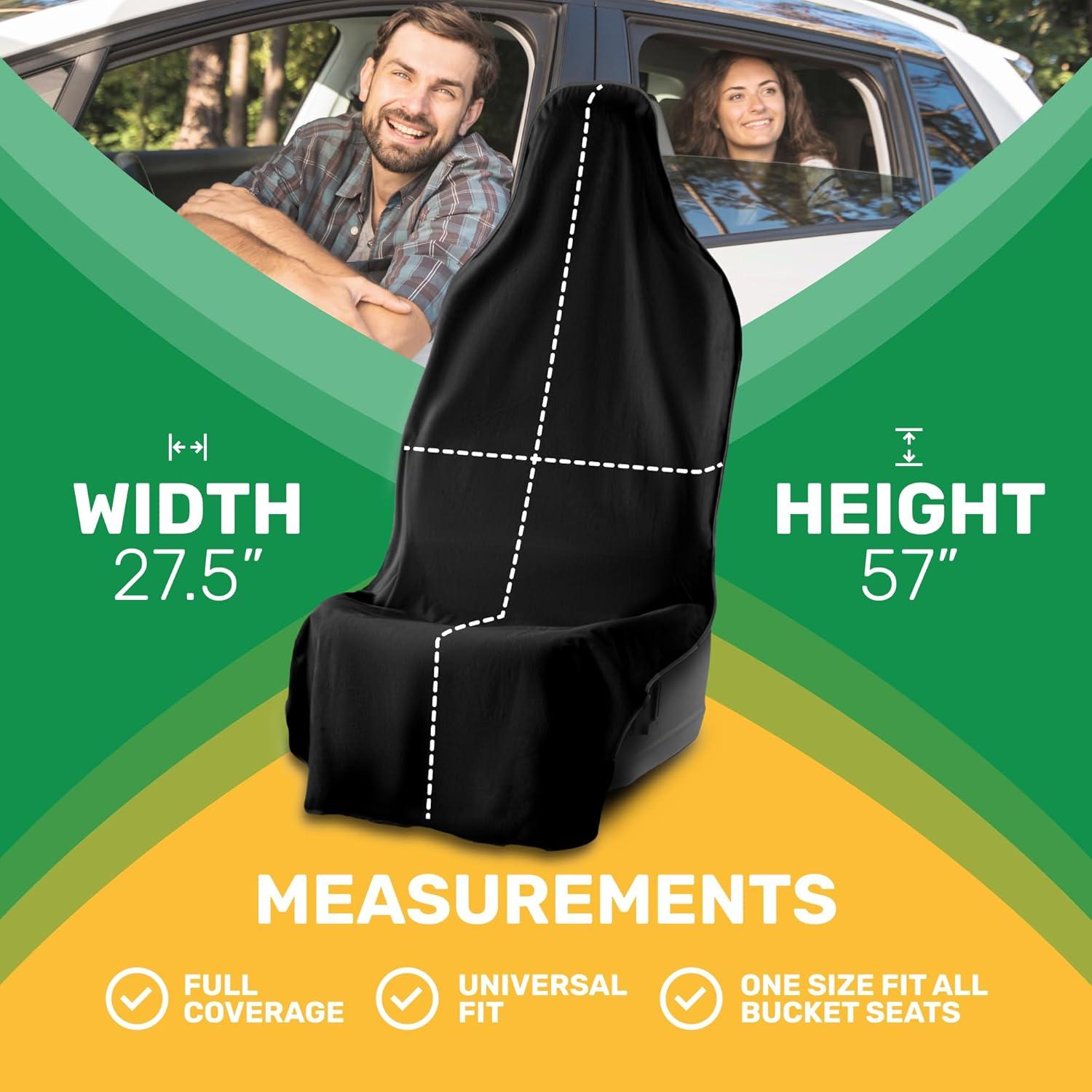 Cubierta de Asiento de Coche Impermeable Waterproof SeatShield 2-Pack