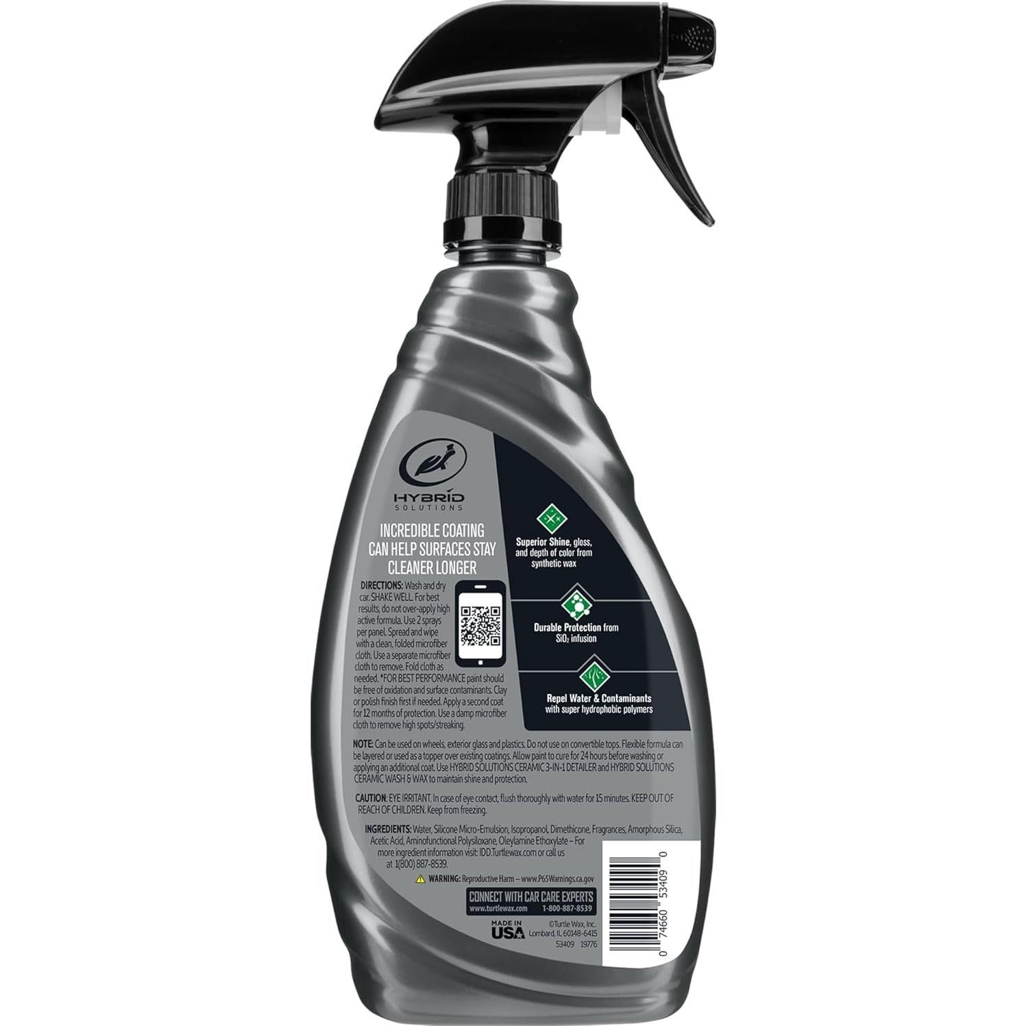 Recubrimiento Cerámico en Spray Turtle Wax 53409 - 473 ml