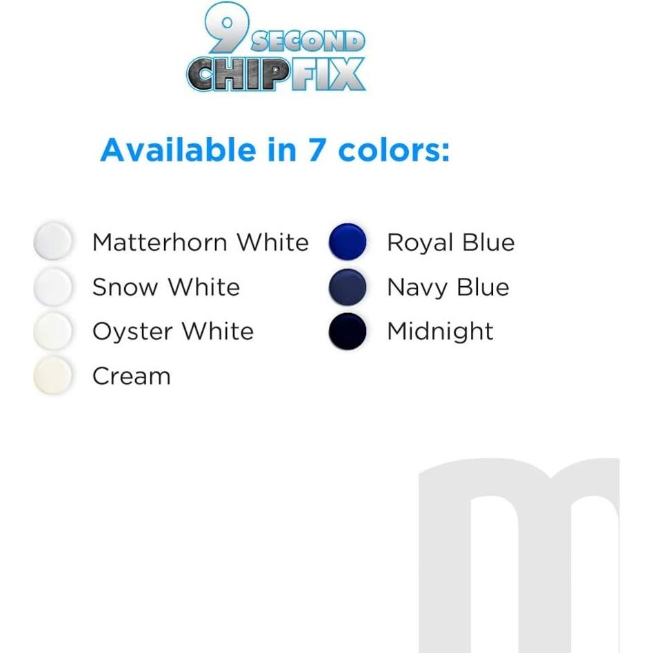 MagicEzy 9 Second Chip Fix - Reparación Rápida Fibra Vidrio Blanco