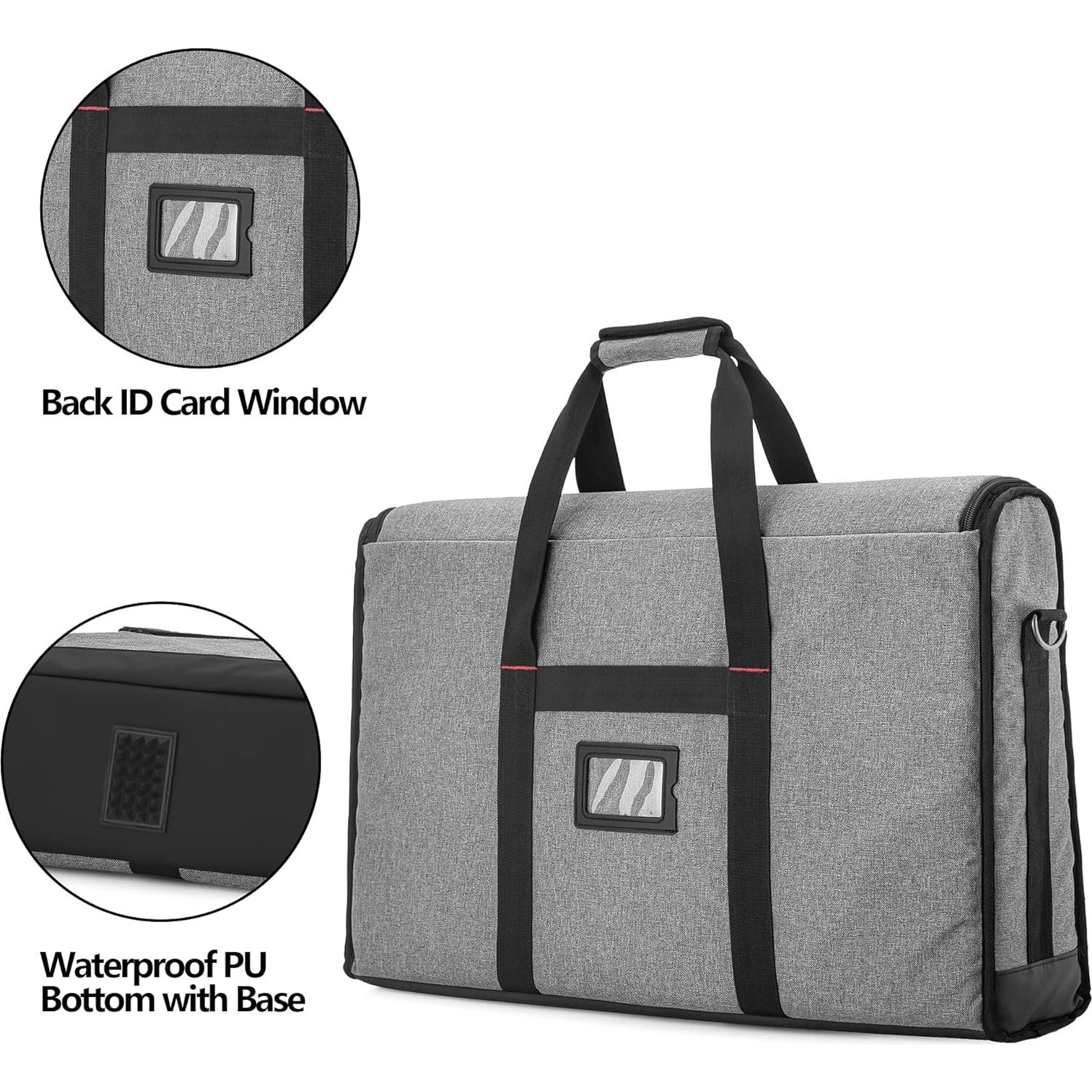 Funda Acolchada para Monitor Trunab 24" Gris - Soporta 2 Pantallas