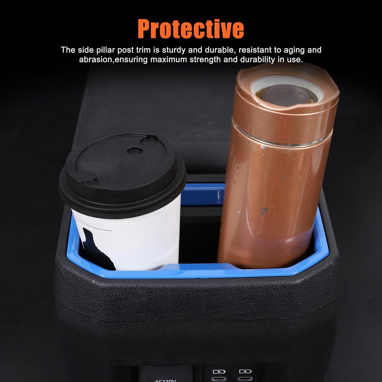 Cubierta Trim Azul para Portavasos Toyota Tacoma 2024 2025