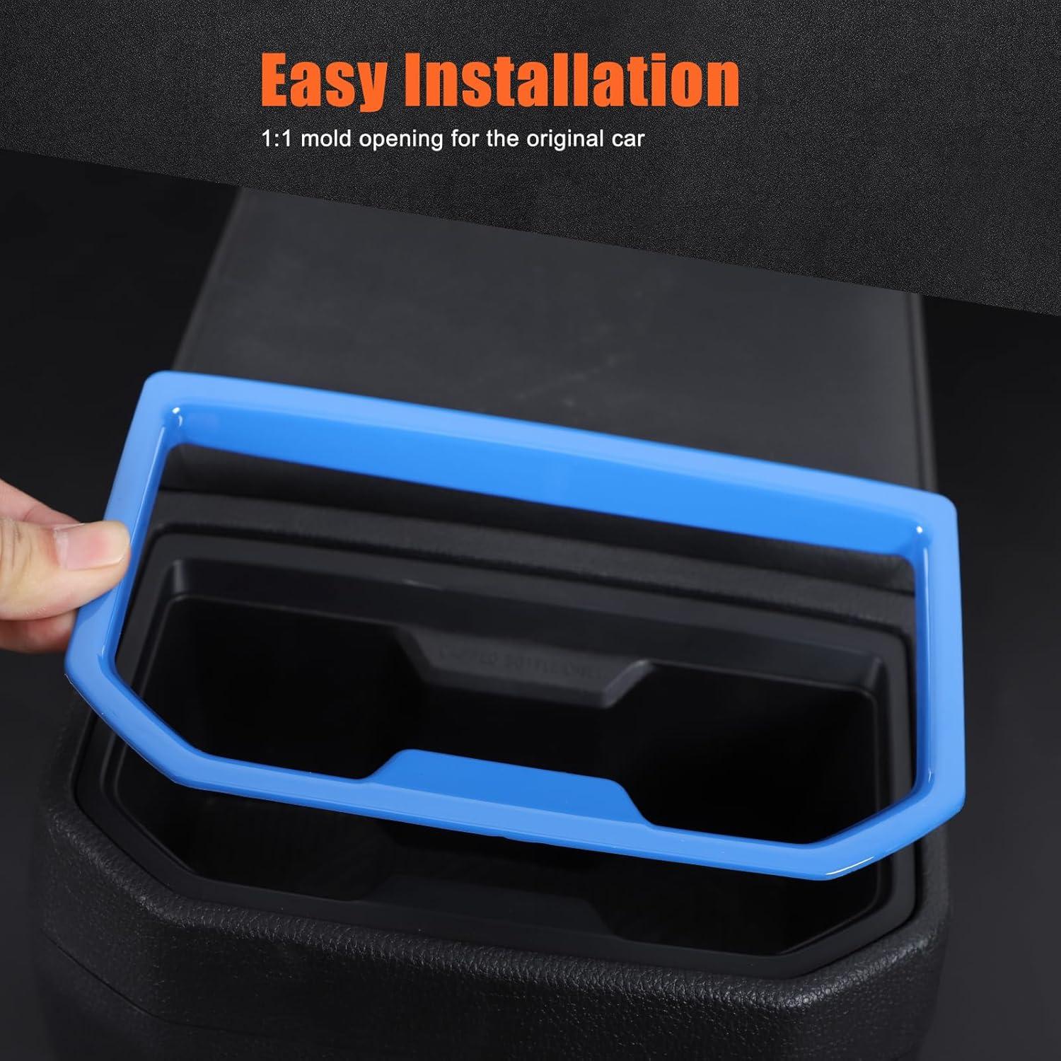 Cubierta Trim Azul para Portavasos Toyota Tacoma 2024 2025