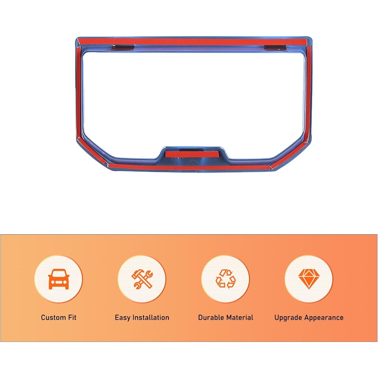 Cubierta Trim Azul para Portavasos Toyota Tacoma 2024 2025