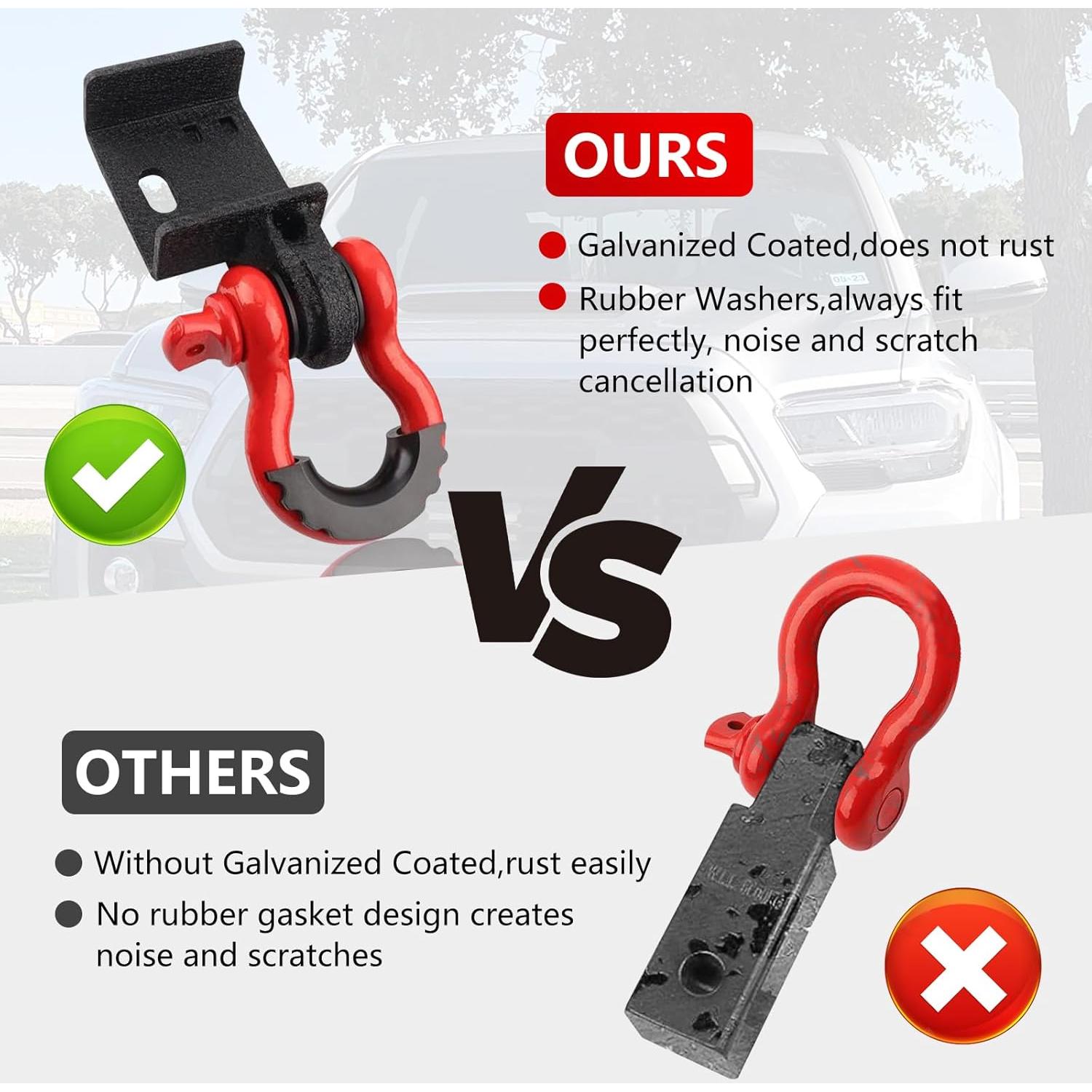 Soporte de Gancho de Remolque Frontal Tacoma NORTHYUN