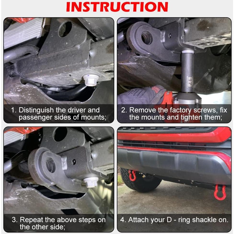 Soporte de Gancho de Remolque Frontal Tacoma NORTHYUN