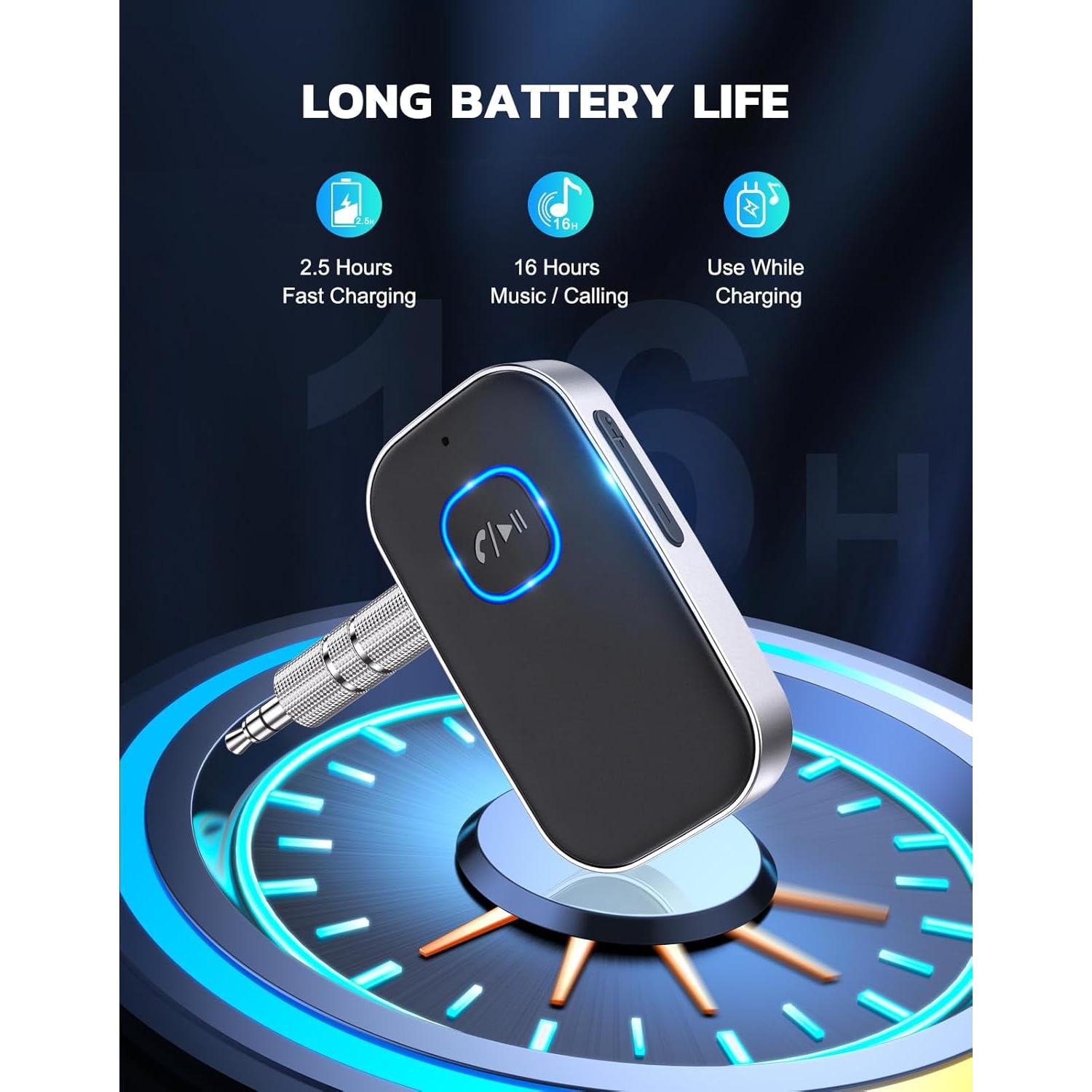 Receptor Bluetooth COMSOON J22 con Cancelación de Ruido 16H