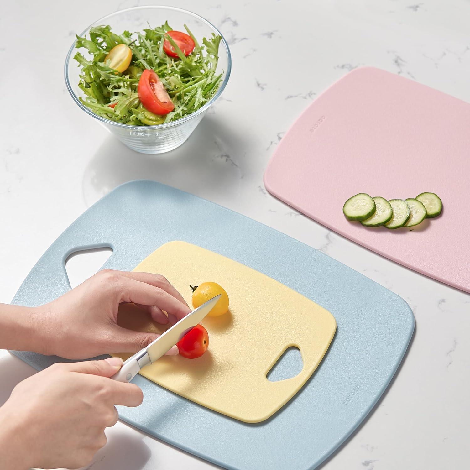 Juego de 3 Tablas de Cortar CAROTE de Plástico Colorido