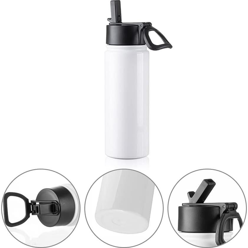 Botellas de Agua Deportivas PYD Life 4 Pack 550 ML Sublimación