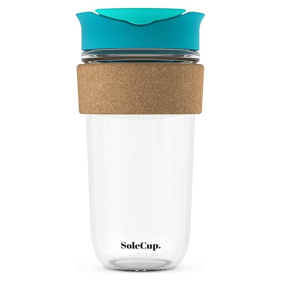 Taza de Viaje Aislada SoleCup 530ml Azul - Libre de BPA