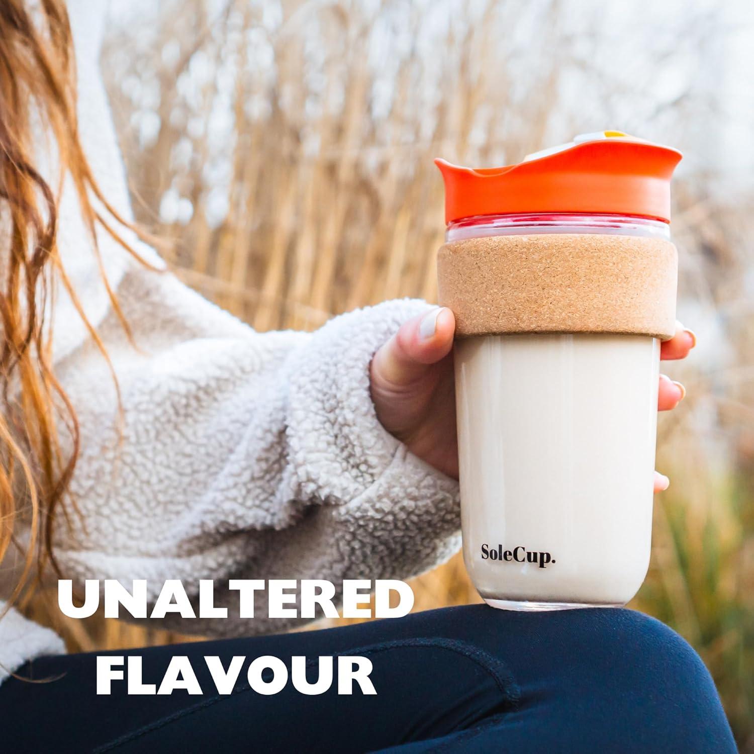 Taza de Viaje Aislada SoleCup 530ml Azul - Libre de BPA