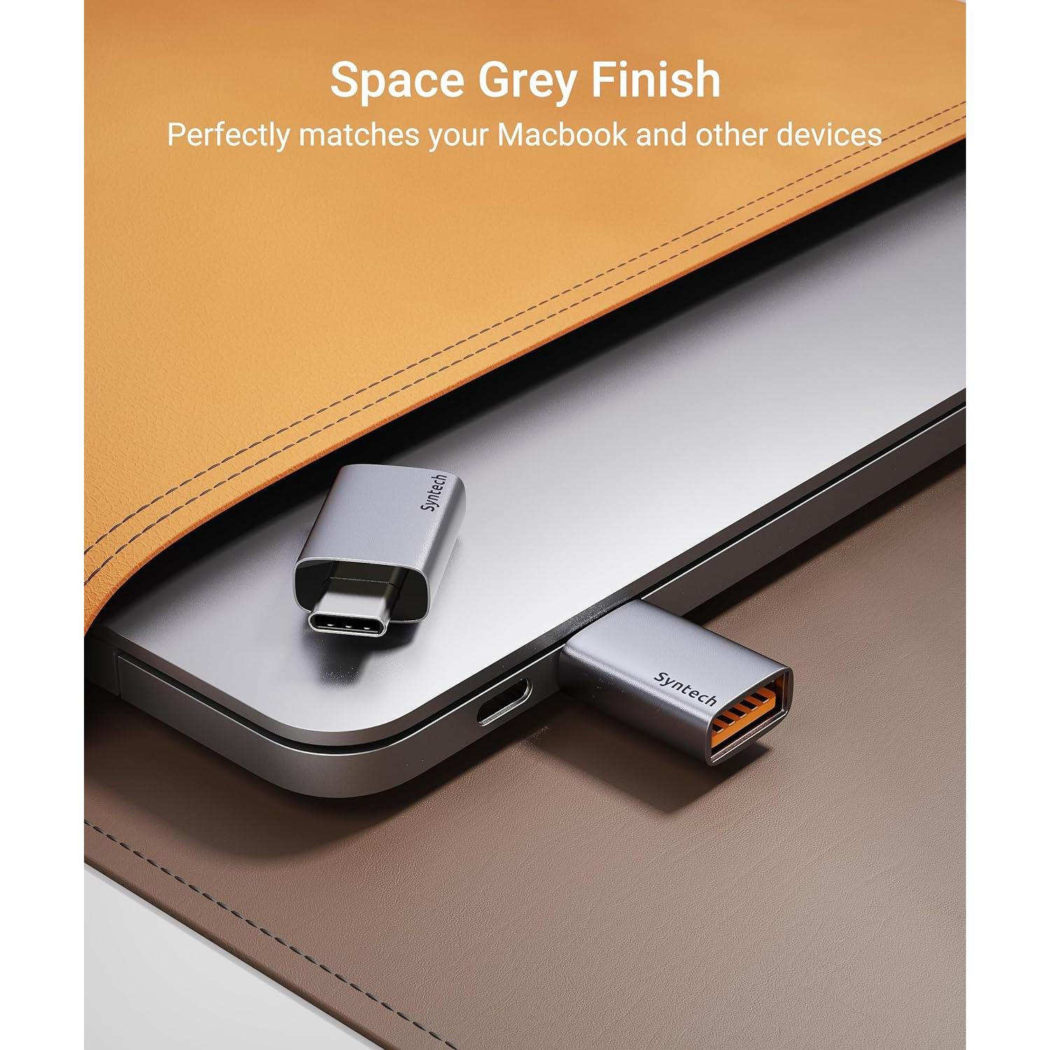 Adaptador USB C a USB 3.2 Syntech - Paquete de 2, 10Gbps