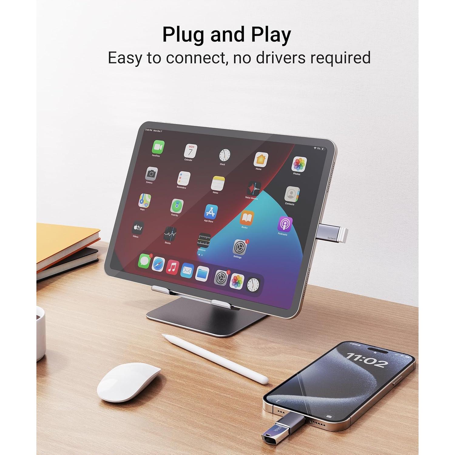 Adaptador USB C a USB 3.2 Syntech - Paquete de 2, 10Gbps