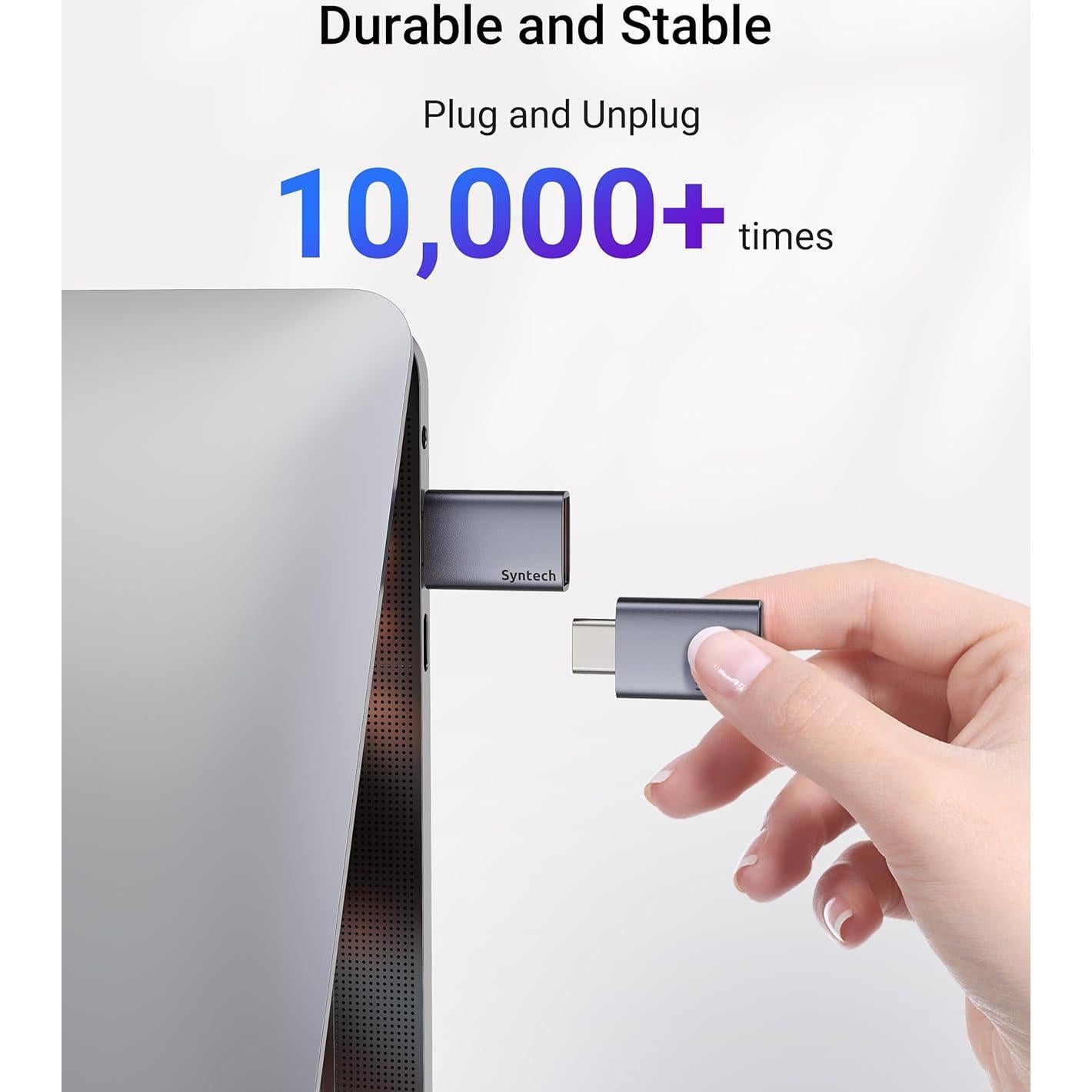 Adaptador USB C a USB 3.2 Syntech - Paquete de 2, 10Gbps