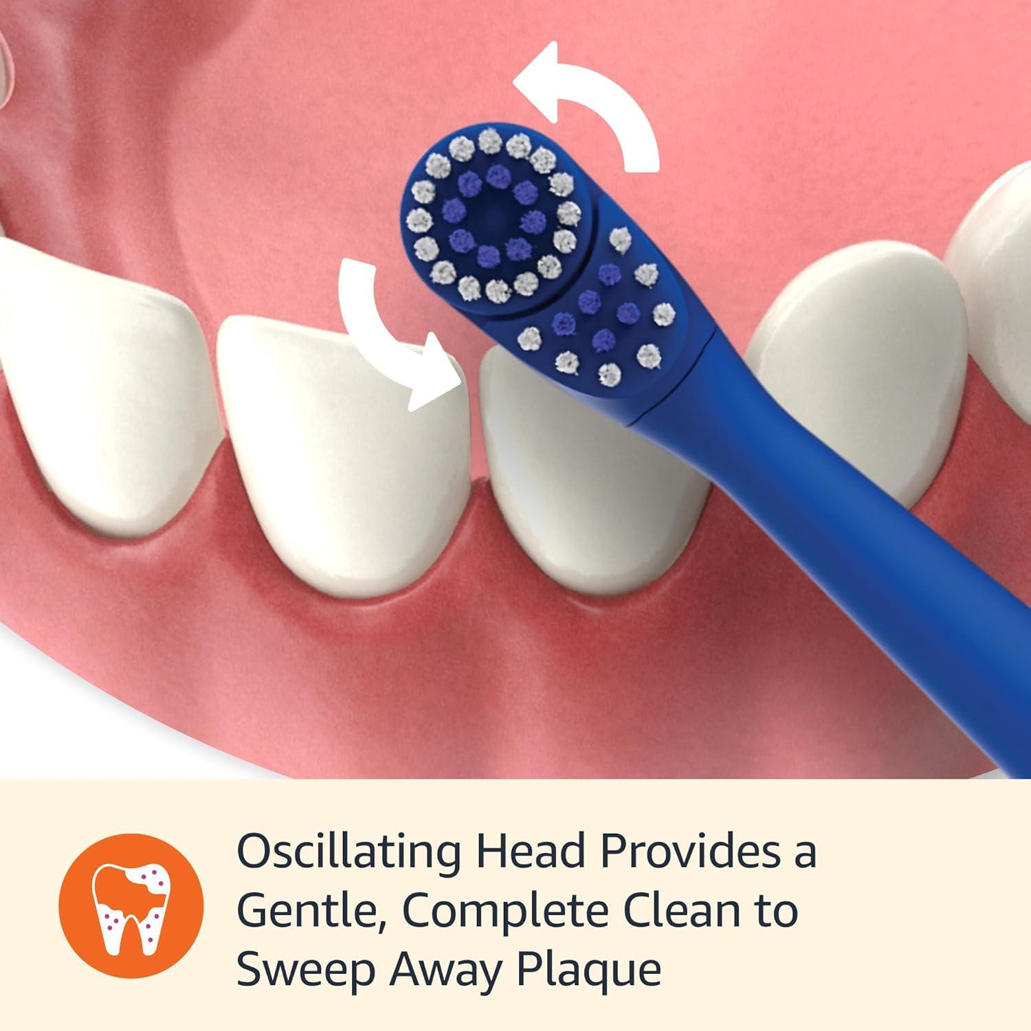 Cepillo de dientes eléctrico para niños Amazon Basics - 2 unidades