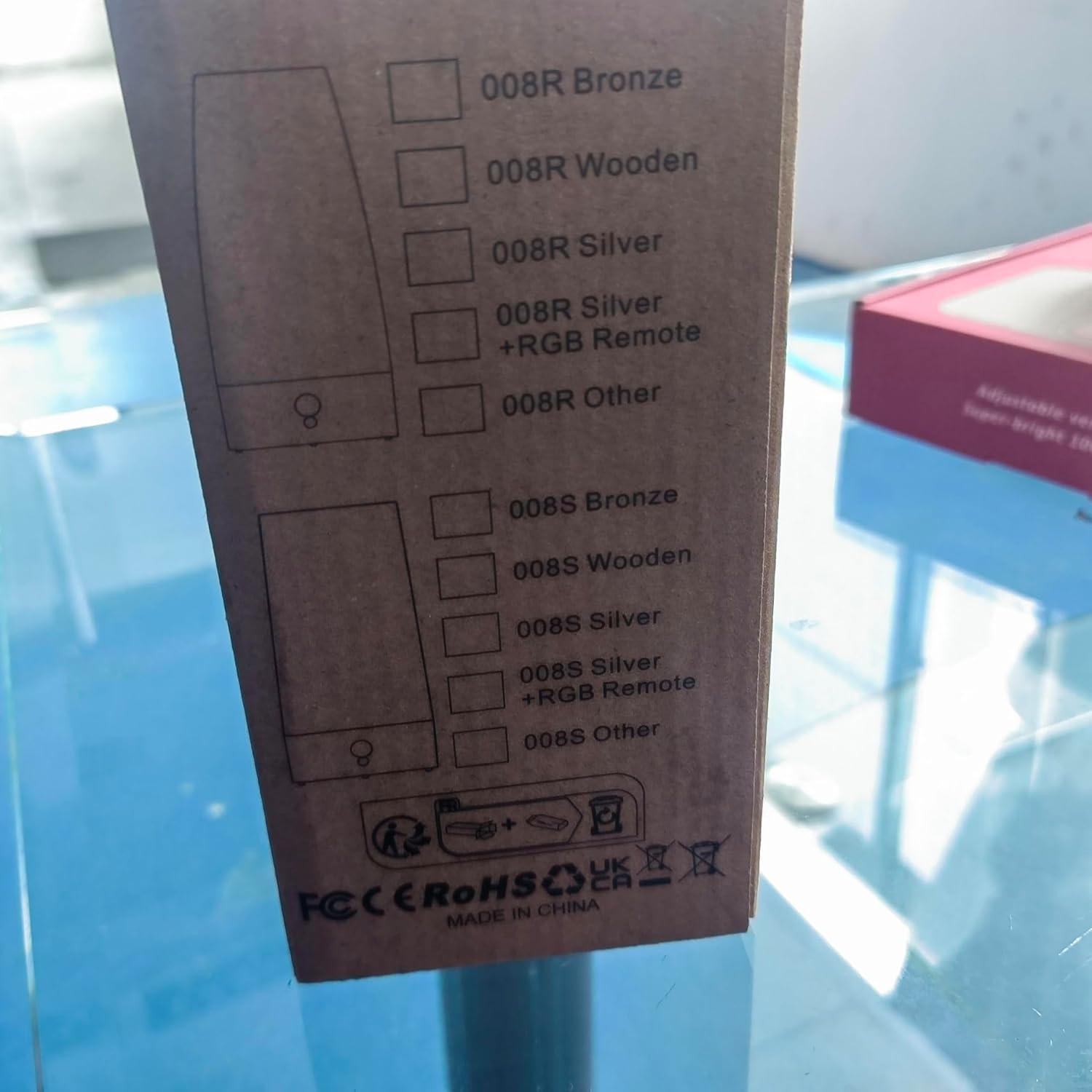 Lámpara de Noche Control Remoto WRalwaysLX 2pack Color Cambiante