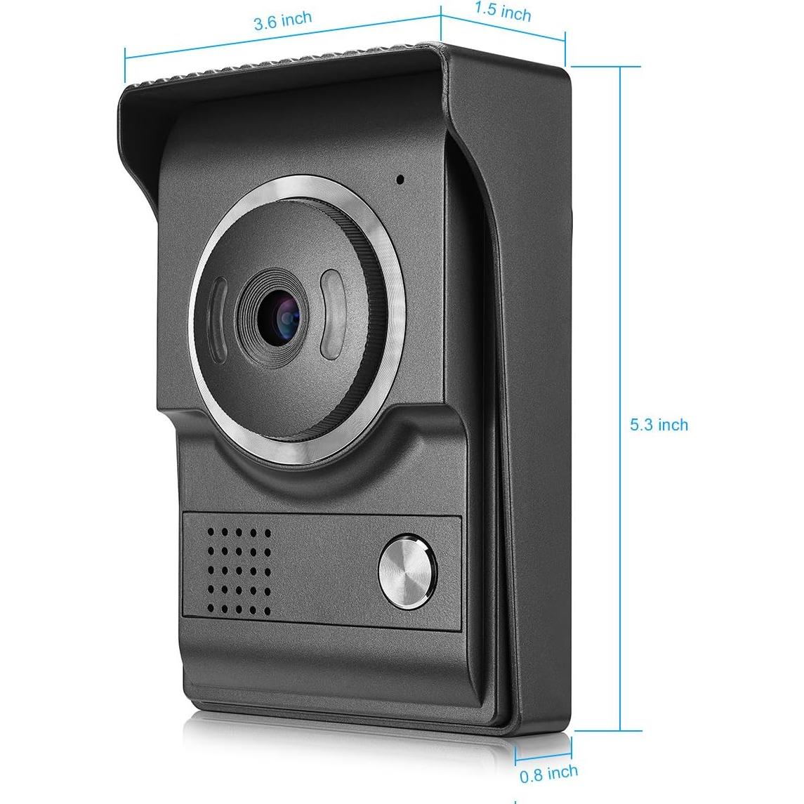 Intercomunicador de Video AMOCAM 7" HD con Timbre y Monitor