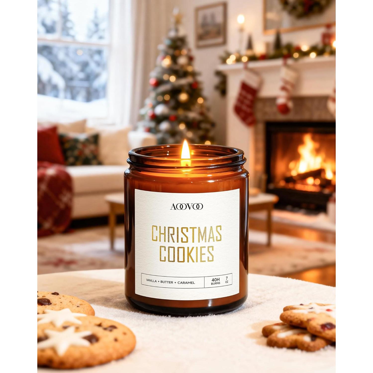 Conjunto de 6 Velas Aromáticas AOOVOO - Cera de Soja 1190g