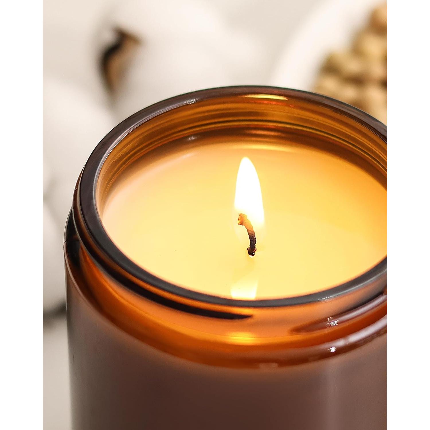 Conjunto de 6 Velas Aromáticas AOOVOO - Cera de Soja 1190g