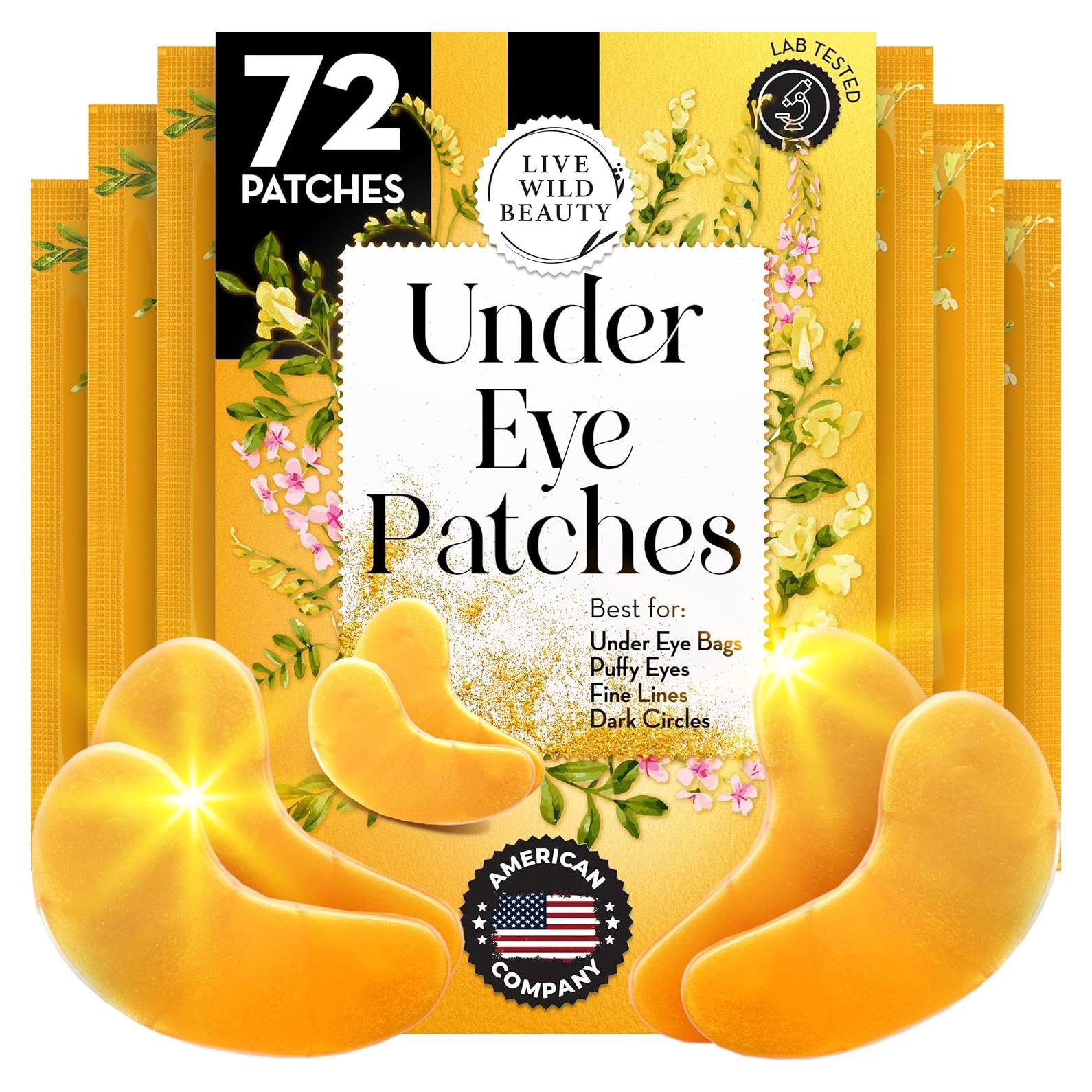 Parches para Ojos Conceptos Básicos 72 Parches Colágeno Oro 24K