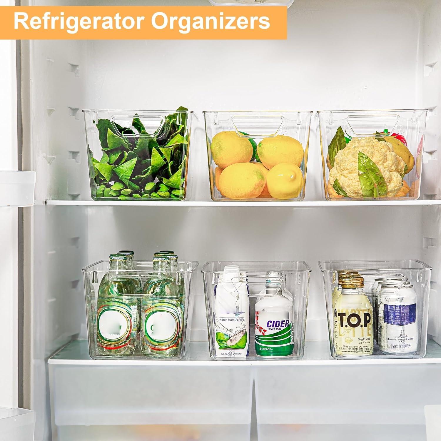 Cajas de Almacenamiento Plástico Transparente Attelite 6 Unidades