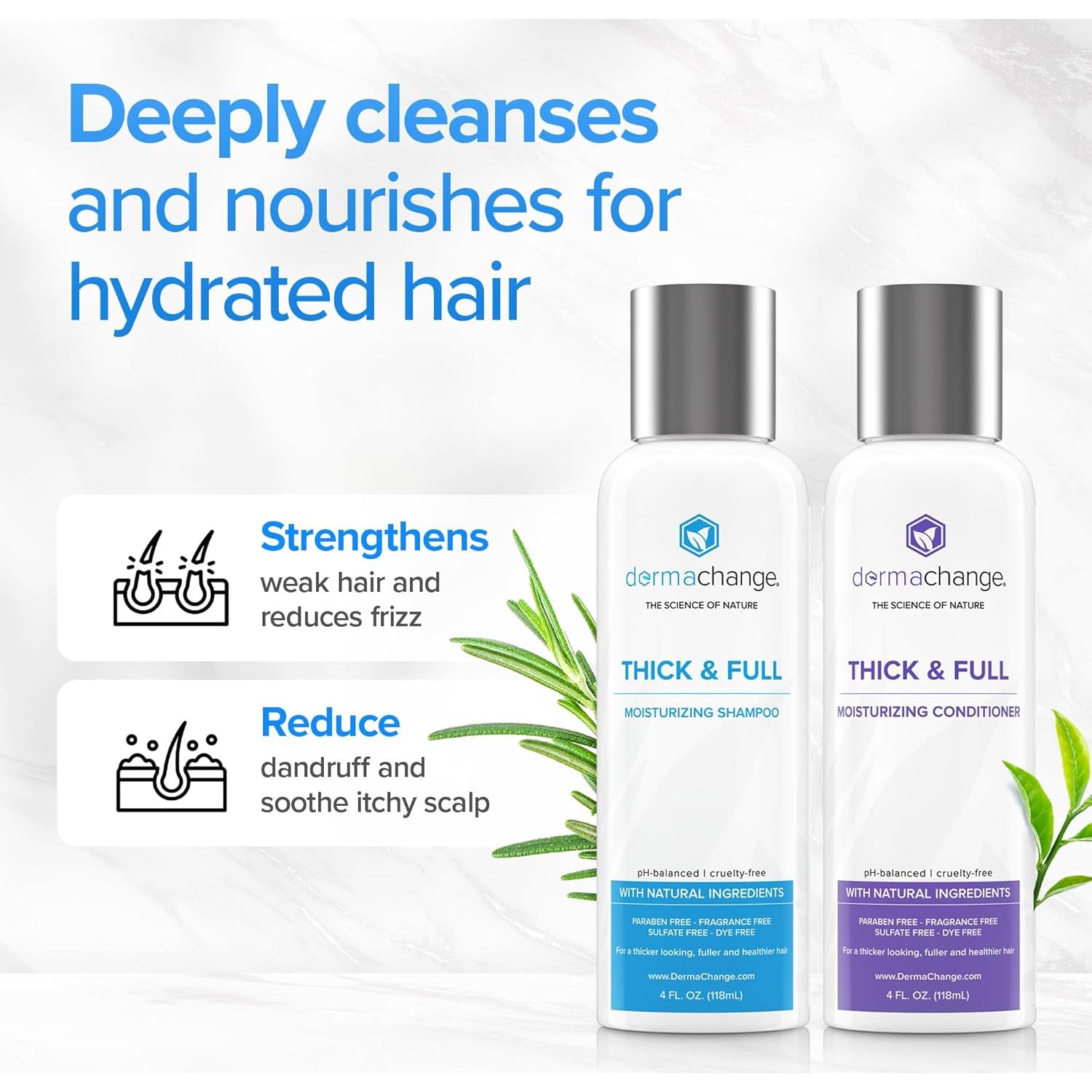 Champú y Acondicionador DermaChange 118ml - Crecimiento Cabello