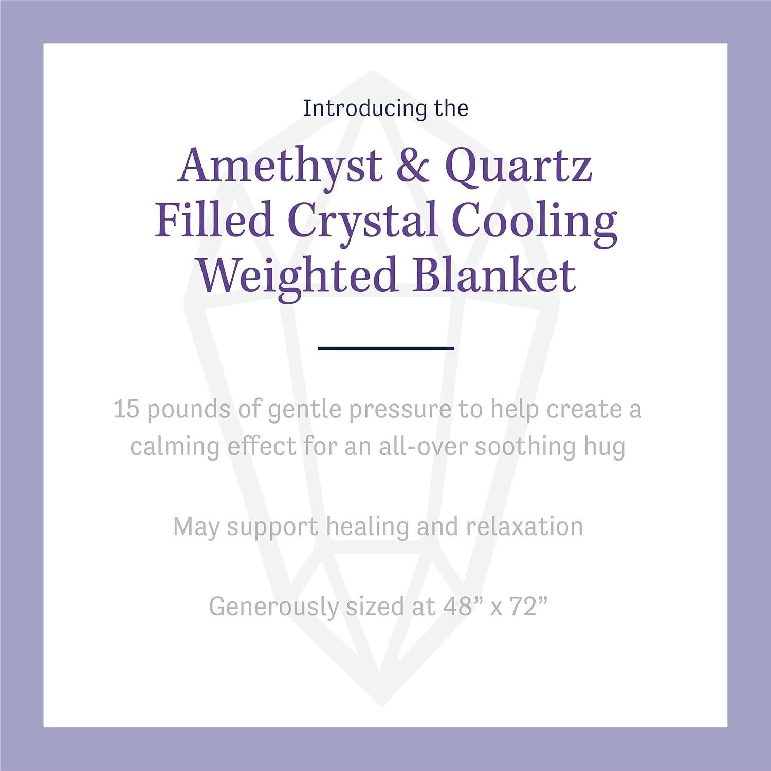 Manta Ponderada Reversible Dreamlab 6.8 kg Ametista Lavanda