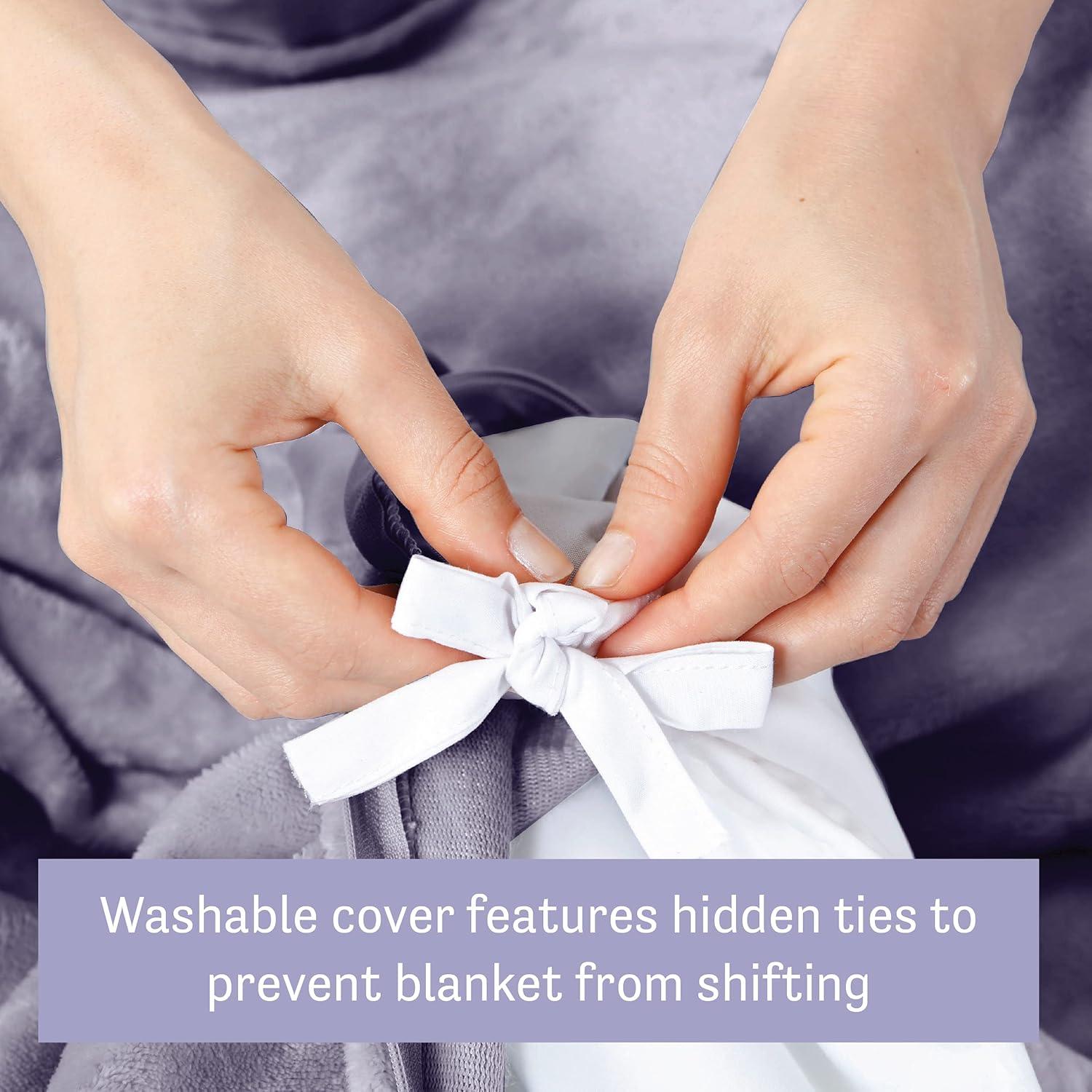 Manta Ponderada Reversible Dreamlab 6.8 kg Ametista Lavanda