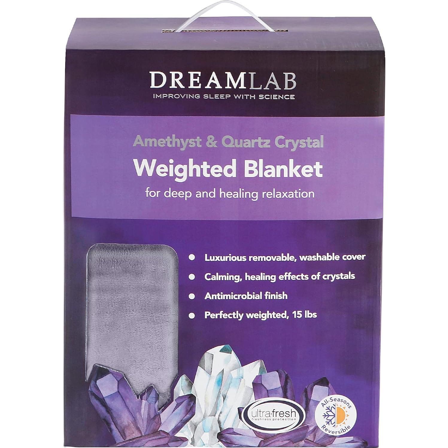 Manta Ponderada Reversible Dreamlab 6.8 kg Ametista Lavanda