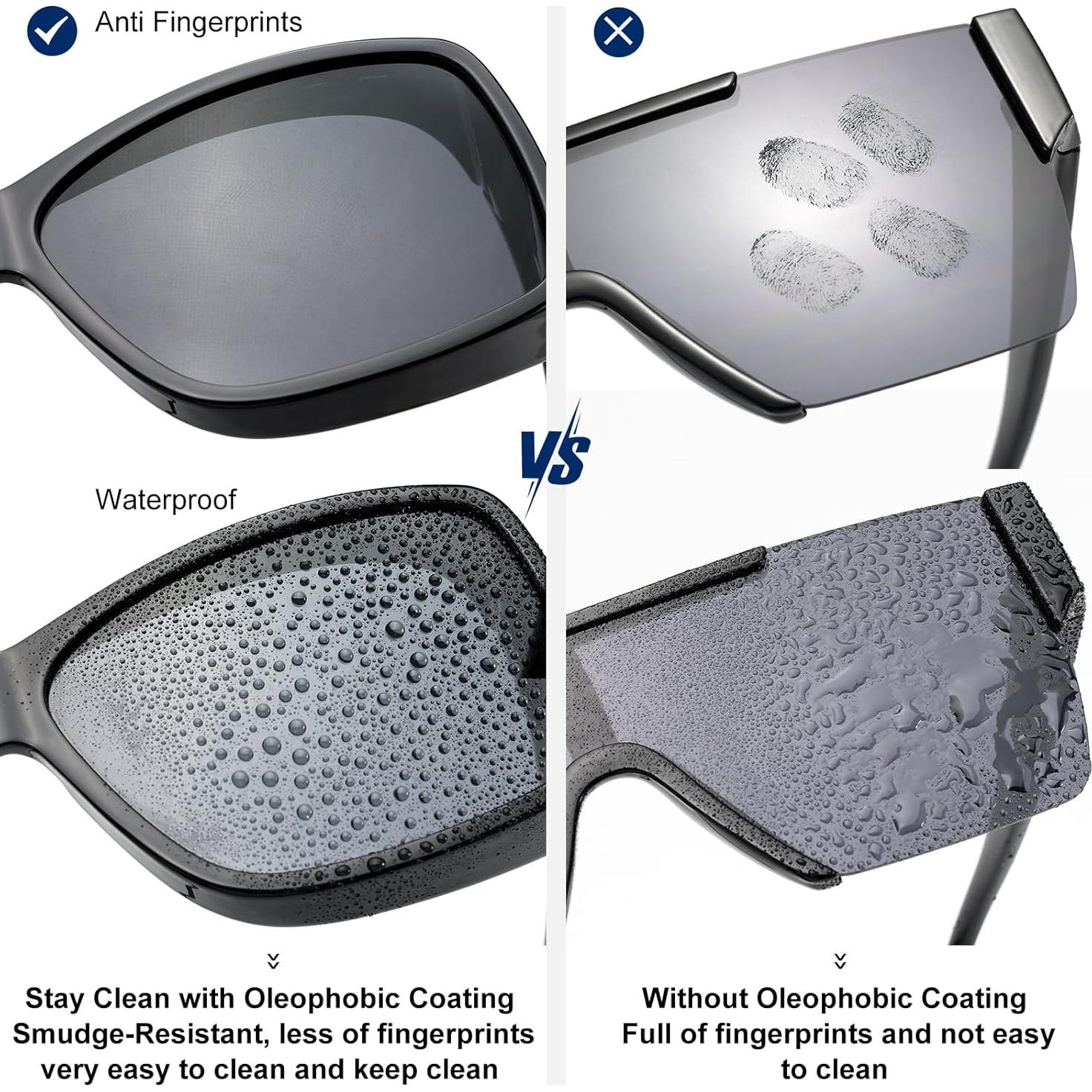 Gafas de sol CAXMAN Fit Over polarizadas para monturas hasta 142mm