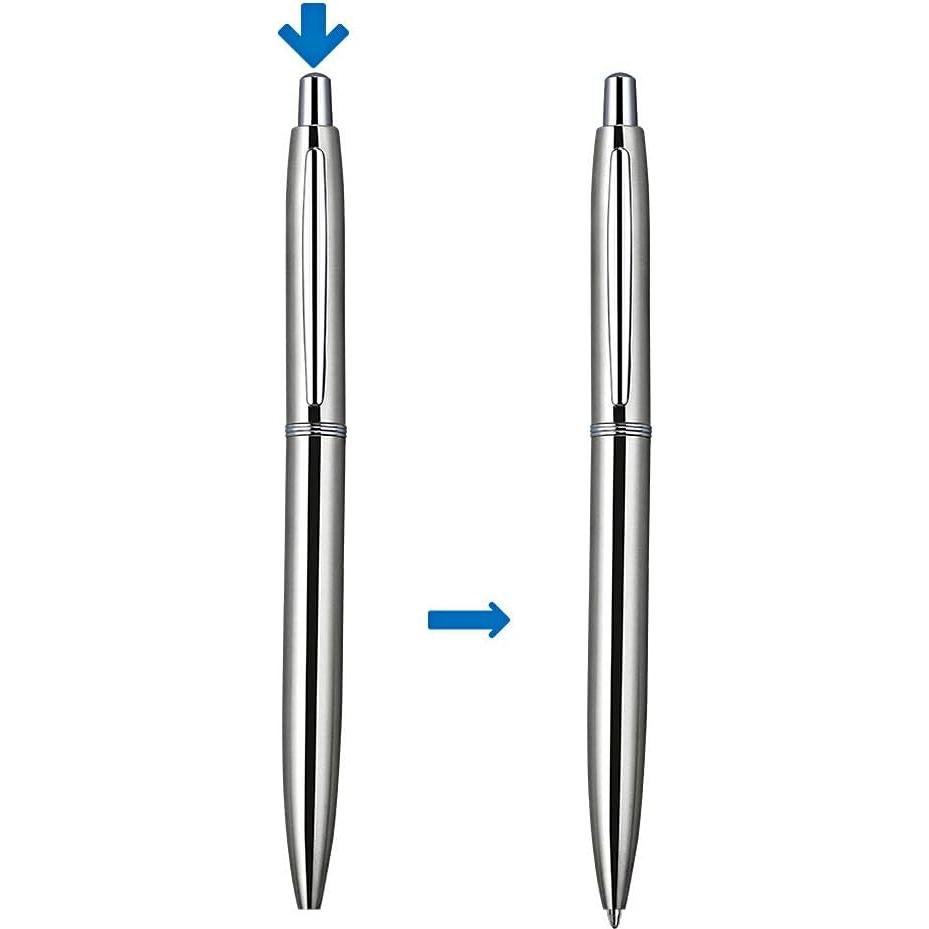 Bolígrafos Retráctiles ChaoQ de Metal 3 Pcs Tinta Negra 1.0mm