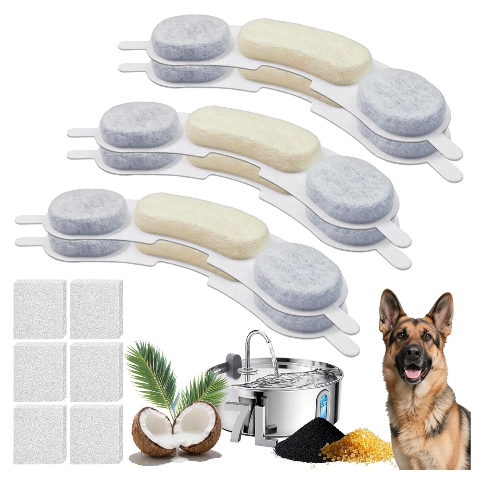 Filtros de Agua para Perros Smartoo 7L - 6 Pcs Reemplazo