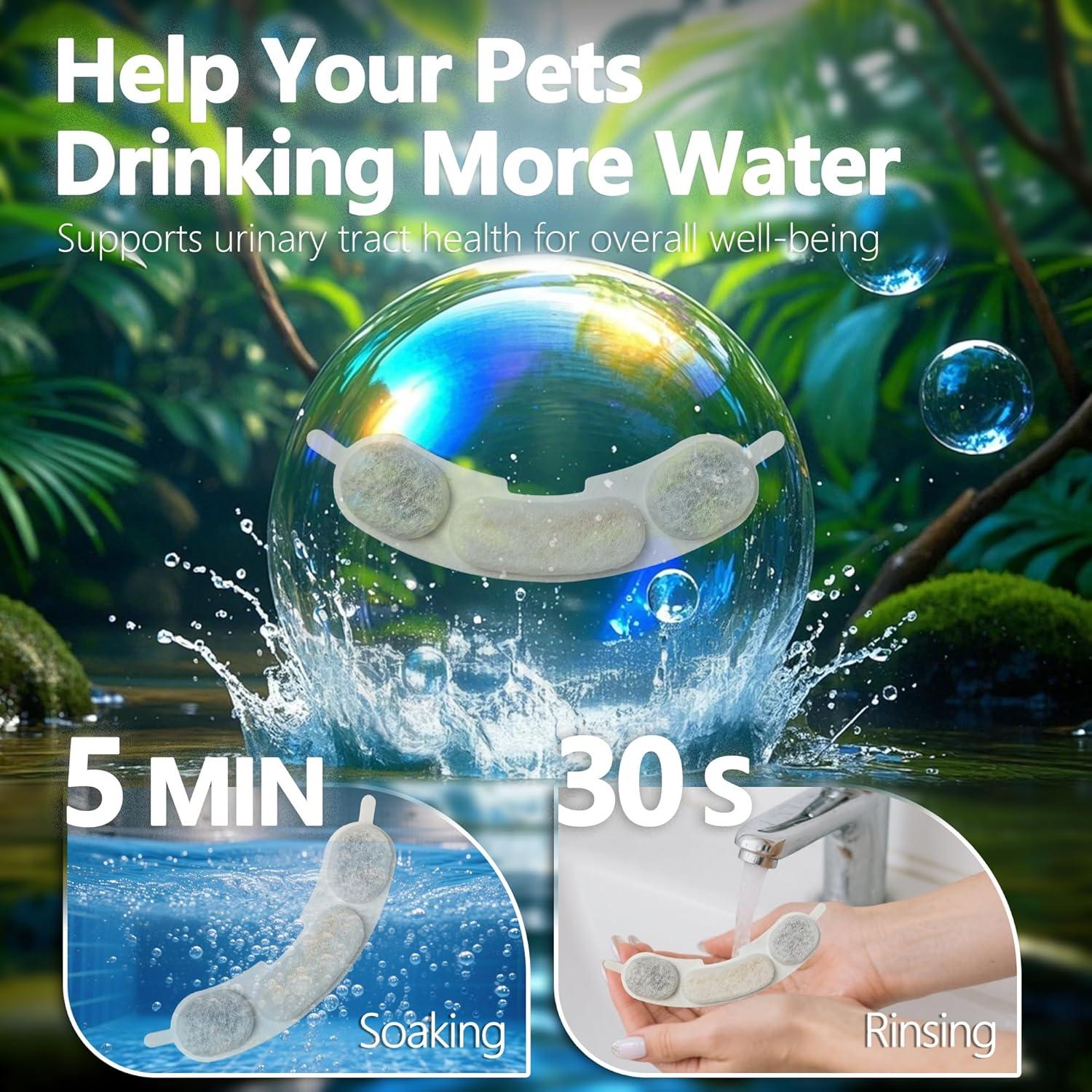 Filtros de Agua para Perros Smartoo 7L - 6 Pcs Reemplazo
