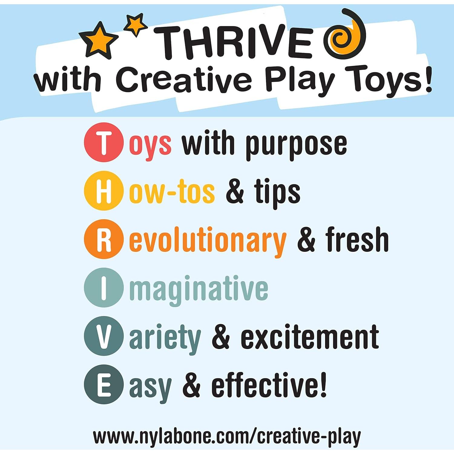 Juguete Interactivo Nylabone Eggi Azul Grande para Perros