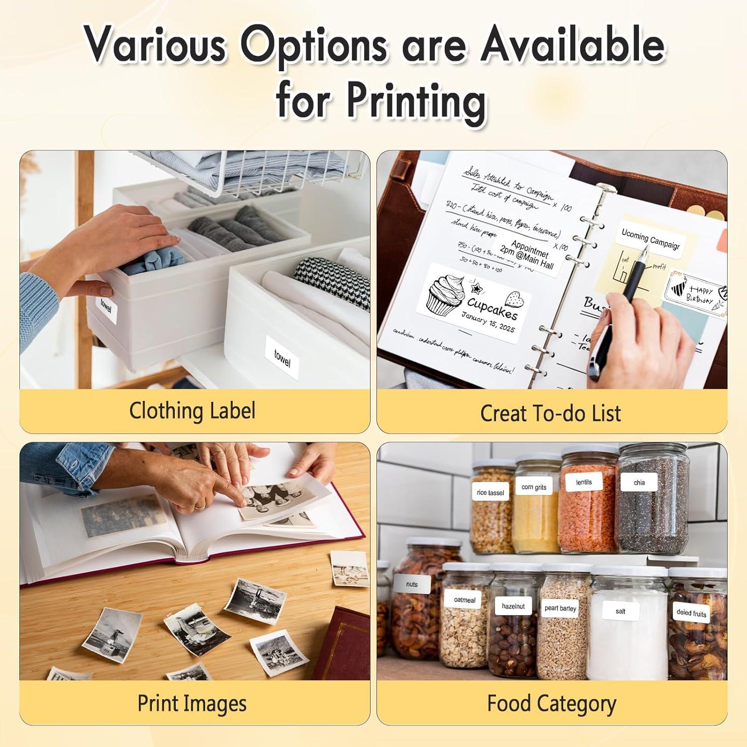 Impresora de Etiquetas Térmicas HuiJuKeJi S2 Bluetooth 50x30mm