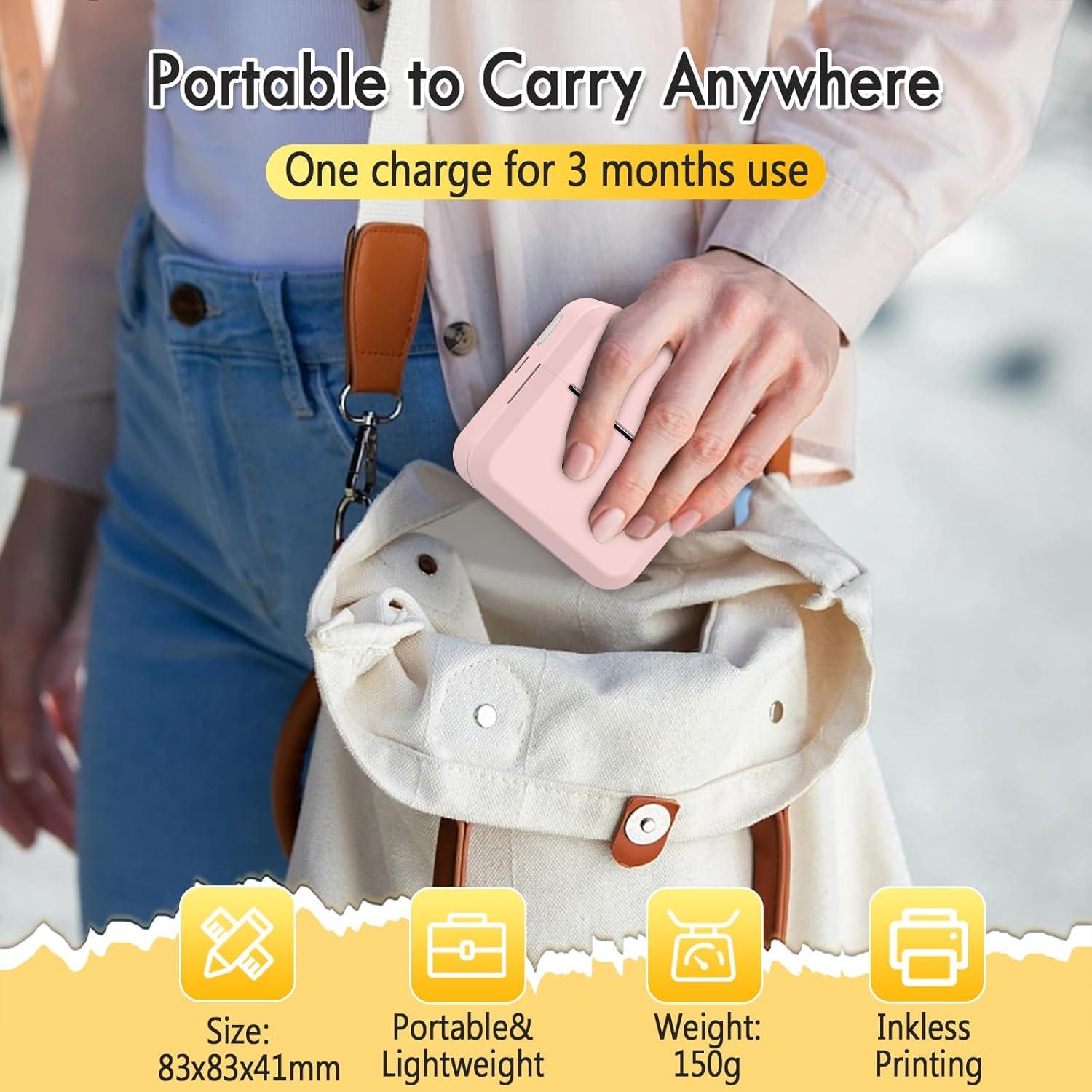 Impresora de Etiquetas Térmicas HuiJuKeJi S2 Bluetooth 50x30mm